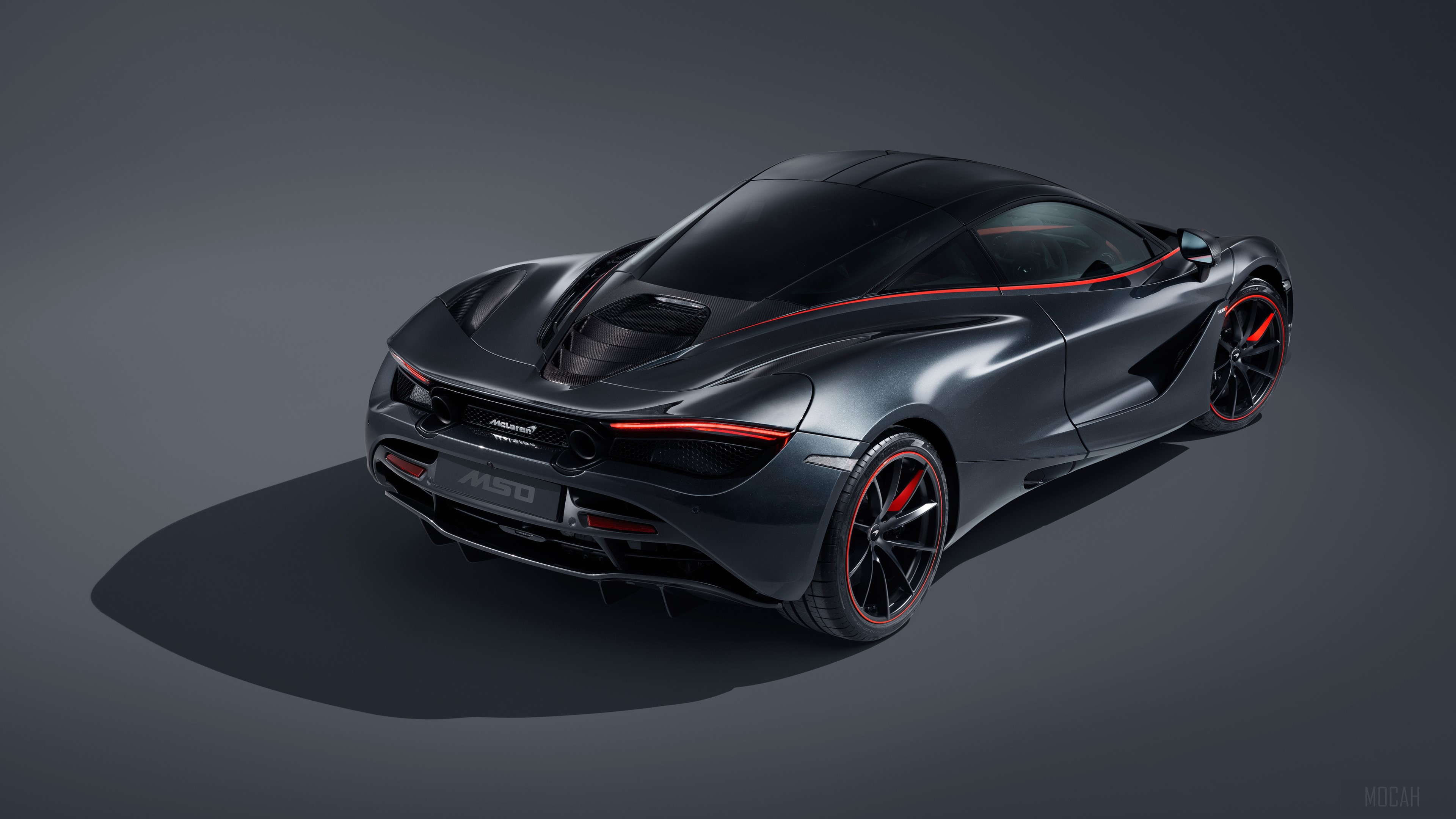 McLaren 720S MSO Stealth Theme 2018 4K HD Wallpaper