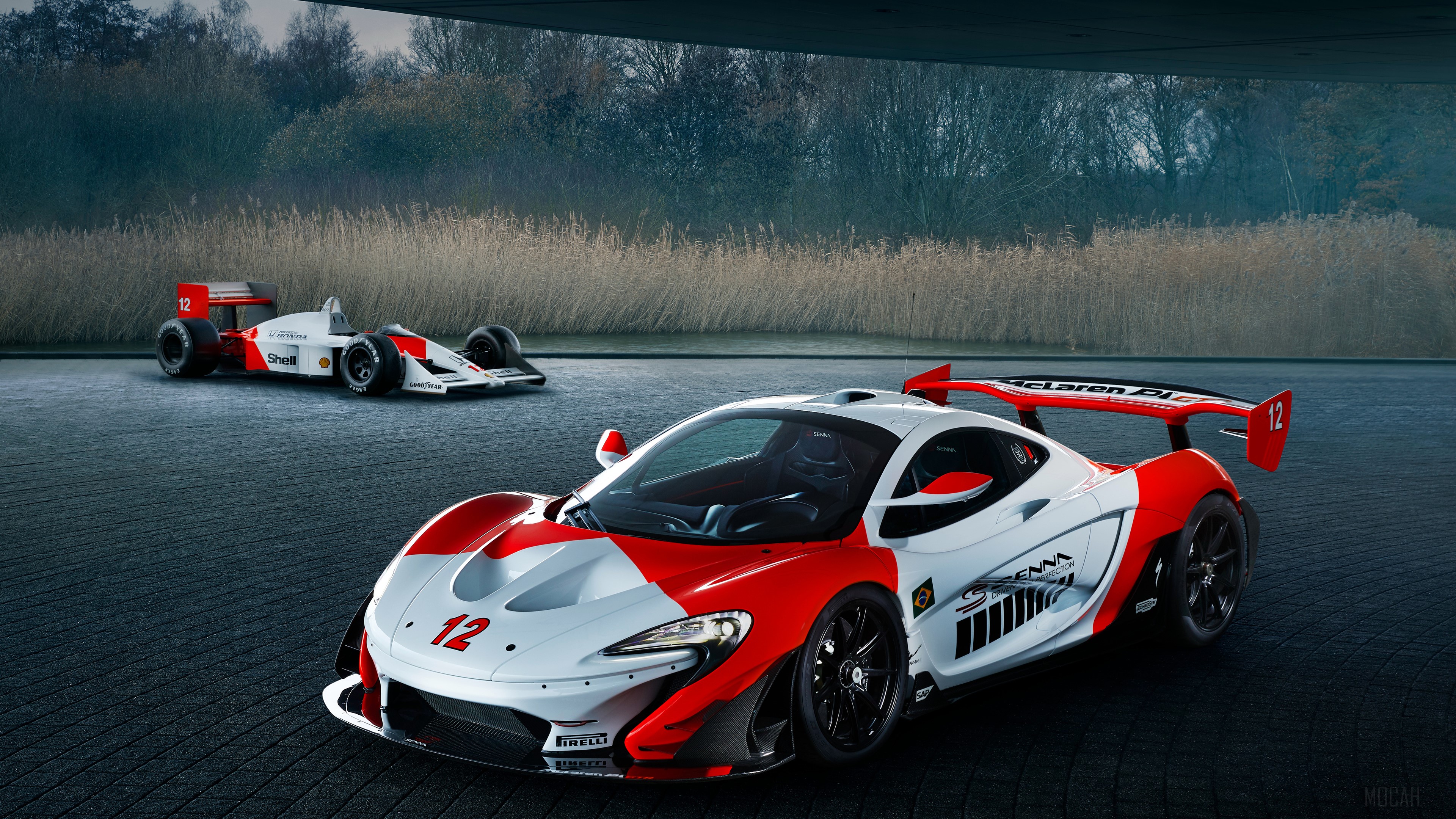 McLaren MSO P1 GTR Ayrton Senna 4K HD Wallpaper
