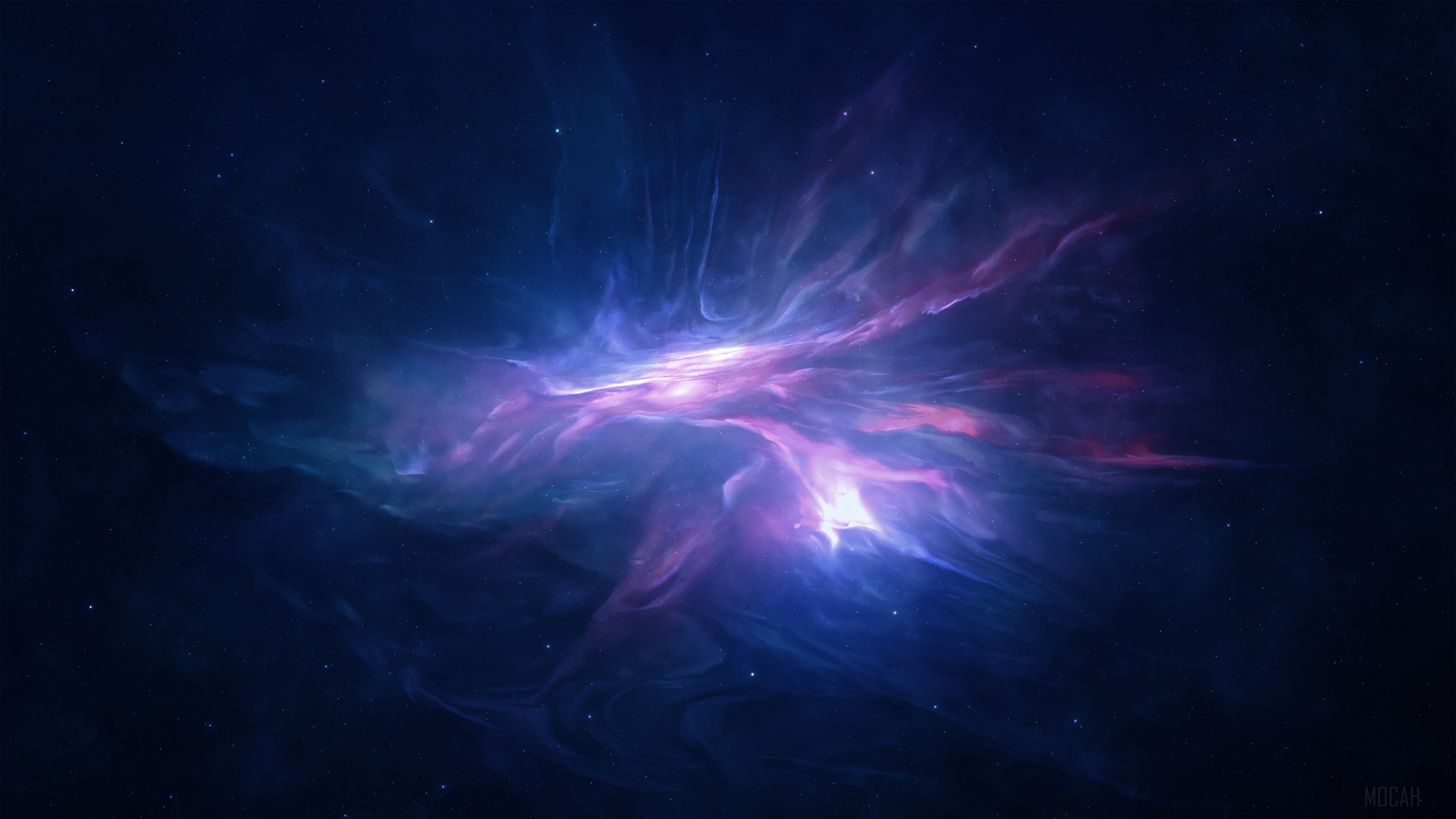 Nebula and Stars 4K HD Wallpaper