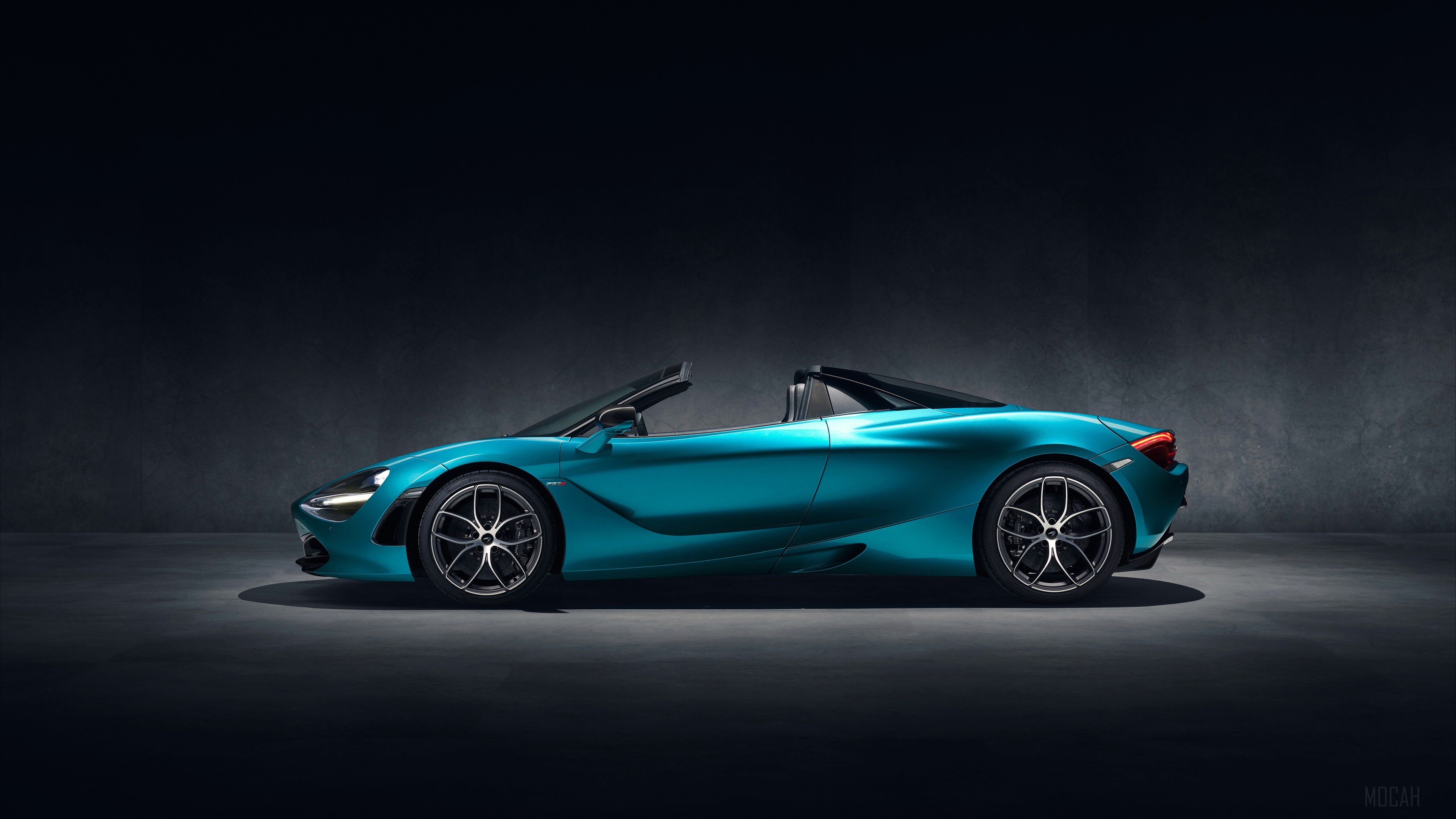 McLaren 720S Spider 2019 Side View HD Wallpaper