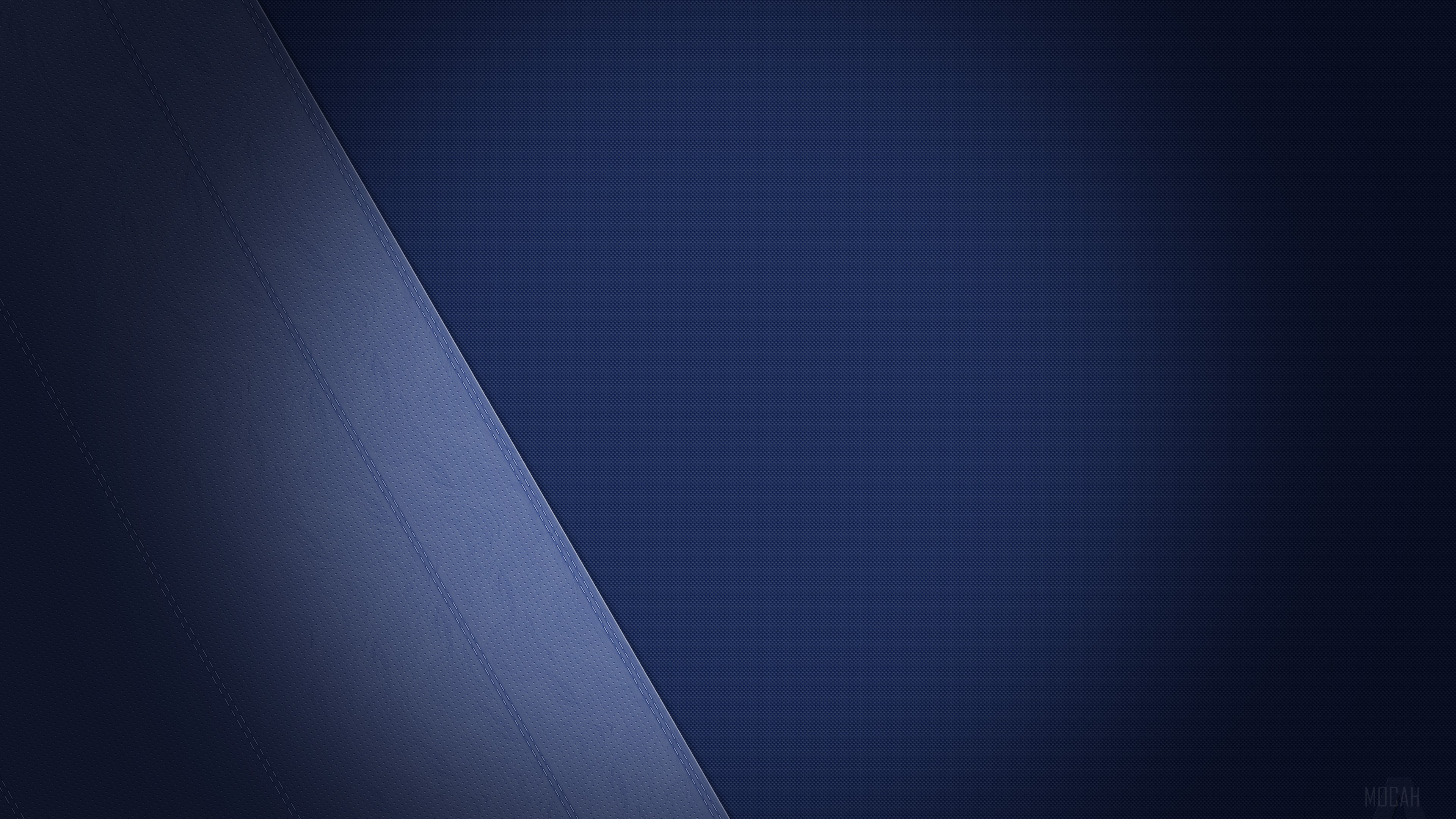 Blue Leather Texture 4K HD Wallpaper