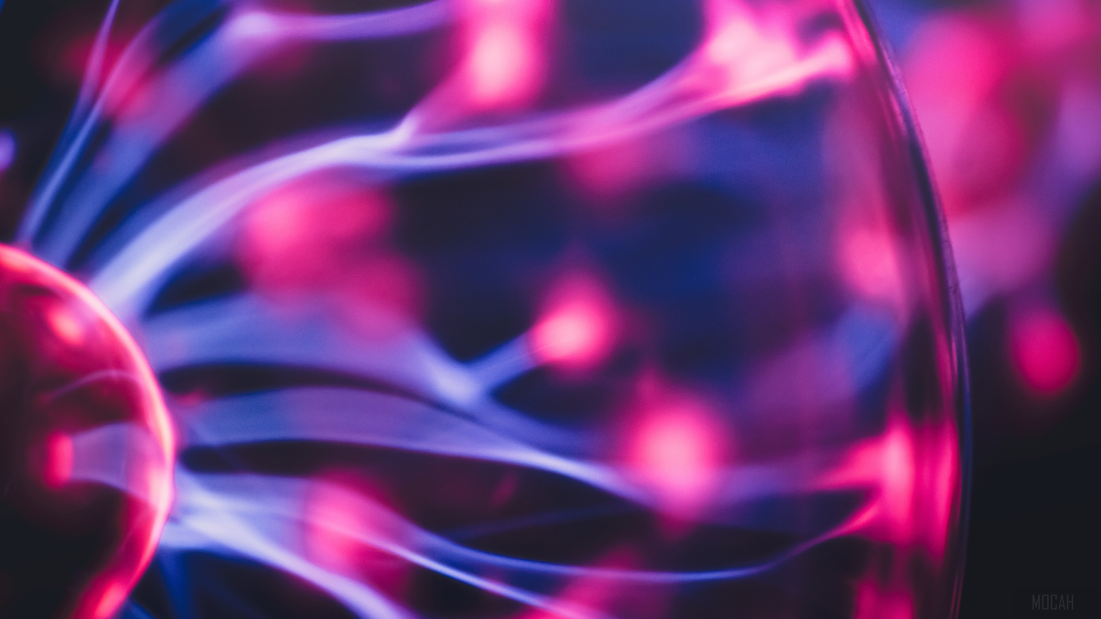 Abstract Energy Glow HD Wallpaper