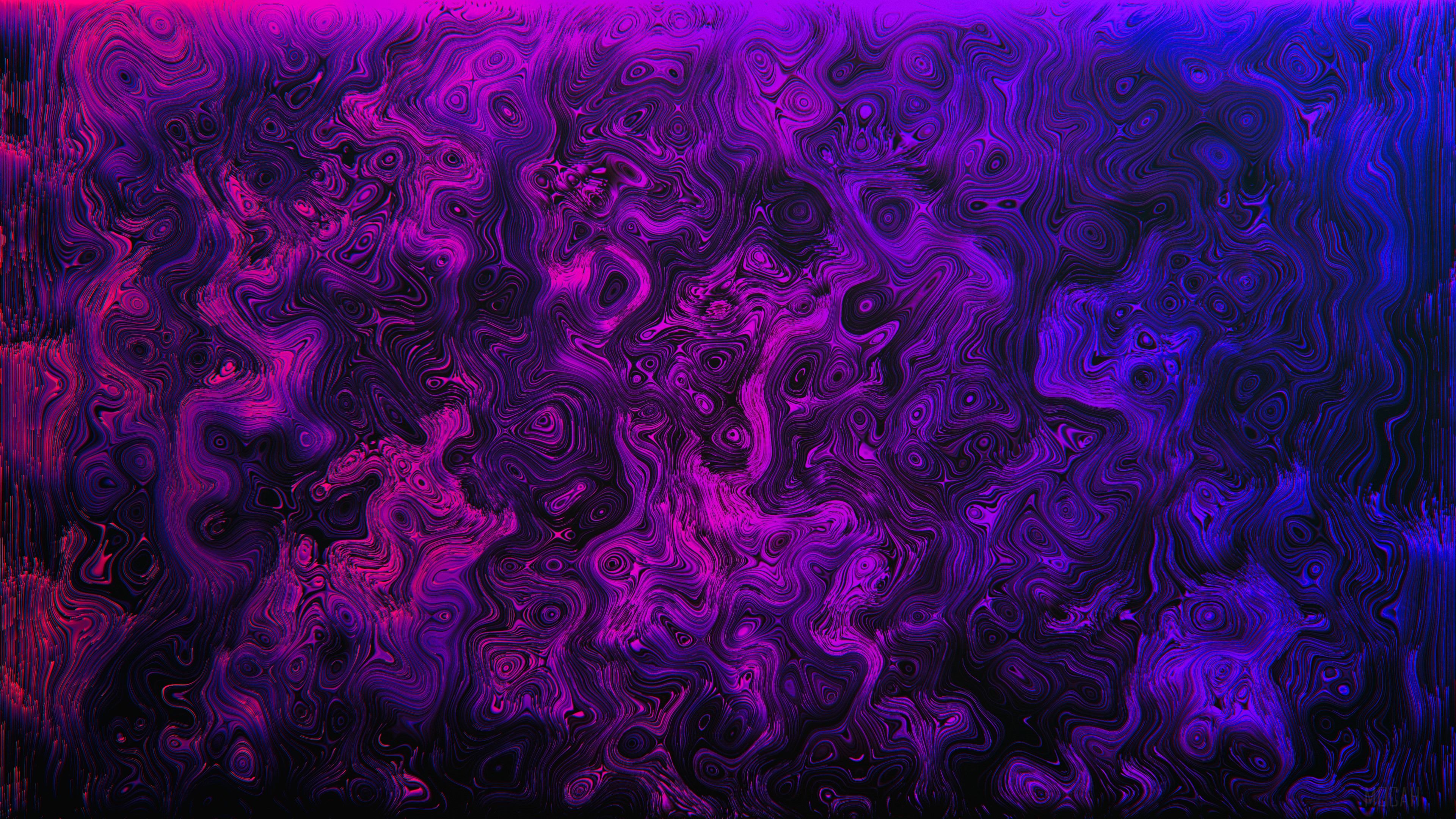Abstract Purple and Pink Swirls 4K HD Wallpaper