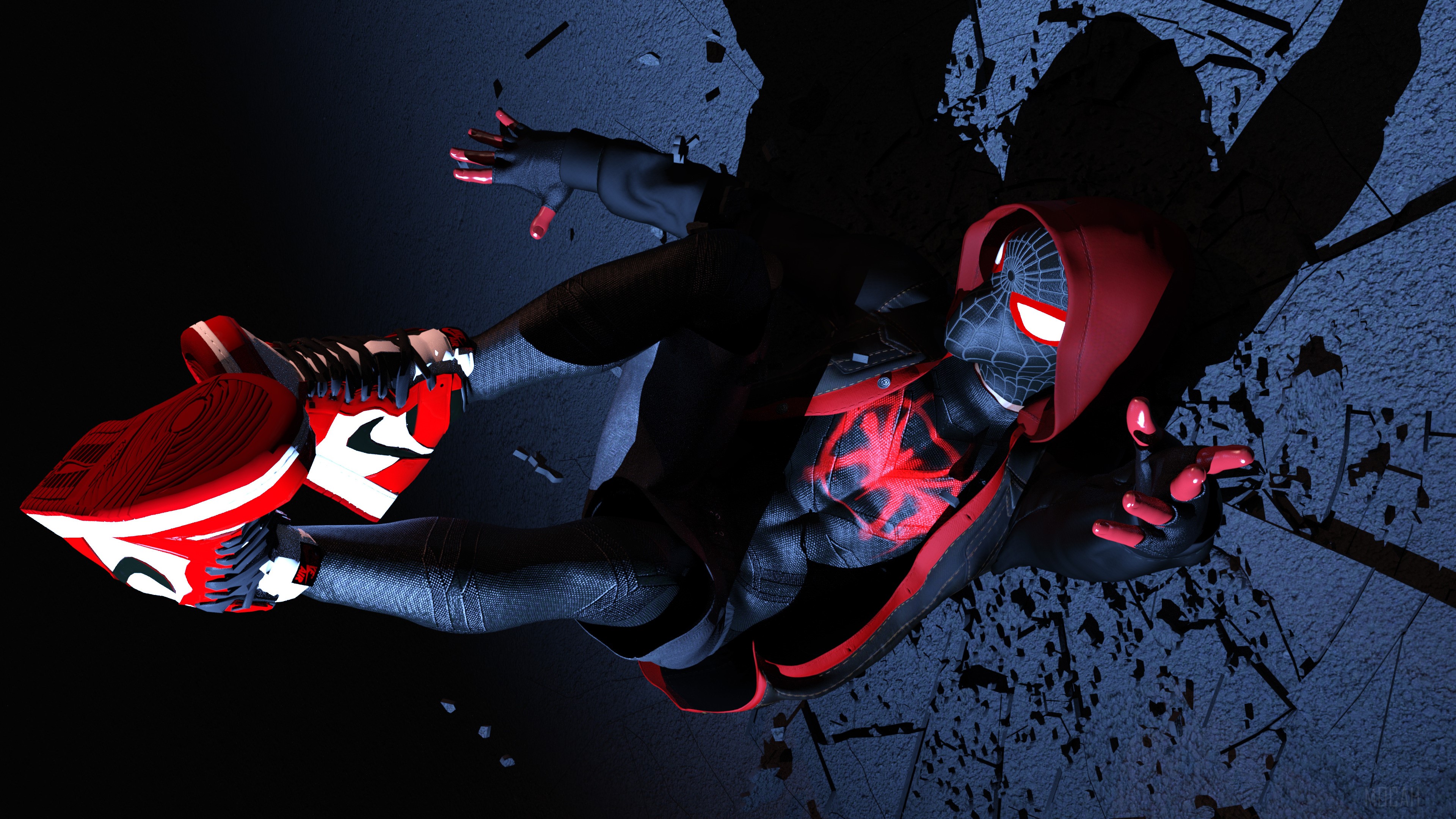 Spiderman Miles Morales HD Wallpaper