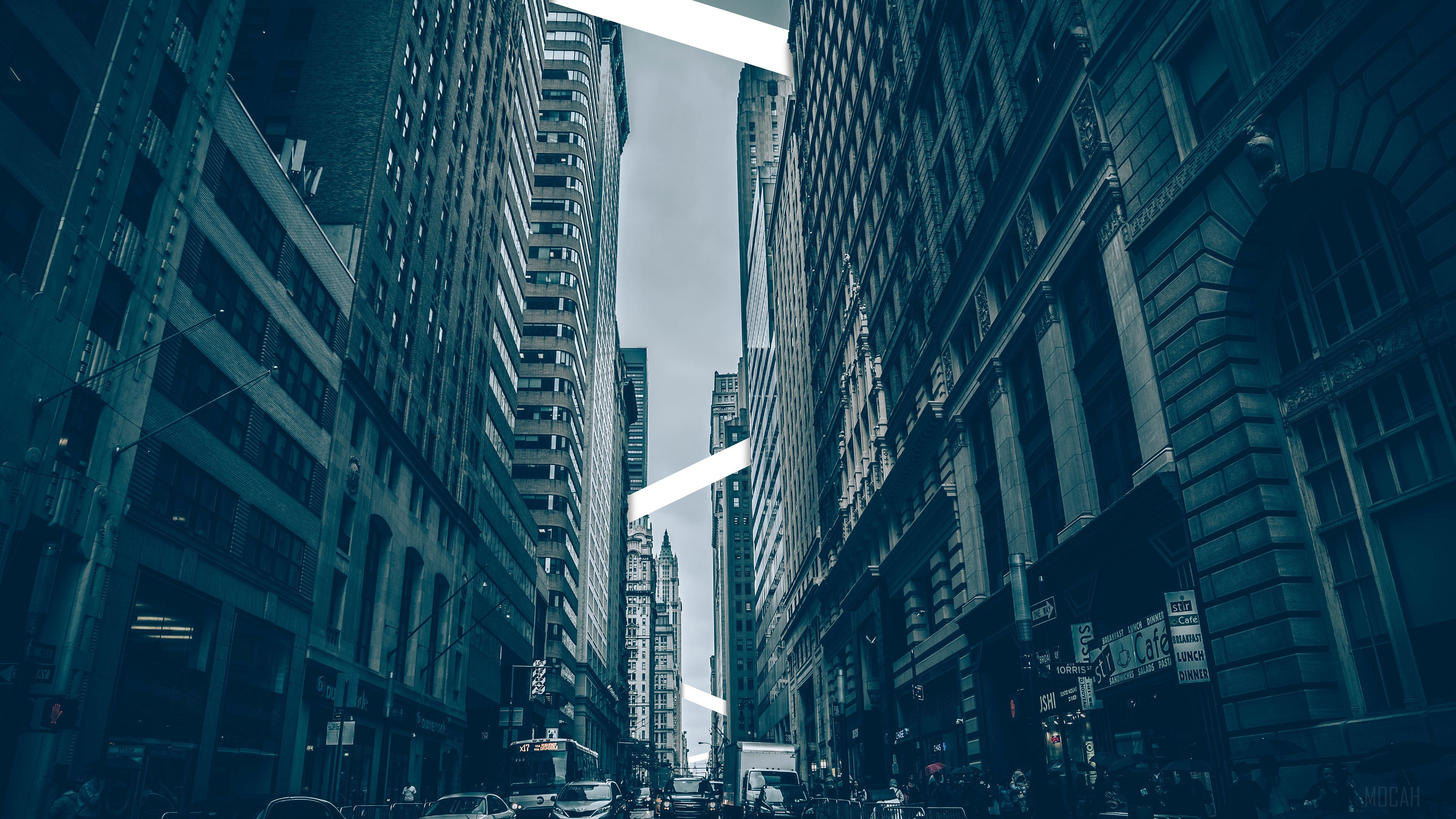 City Abstract Photography HD Wallpaper