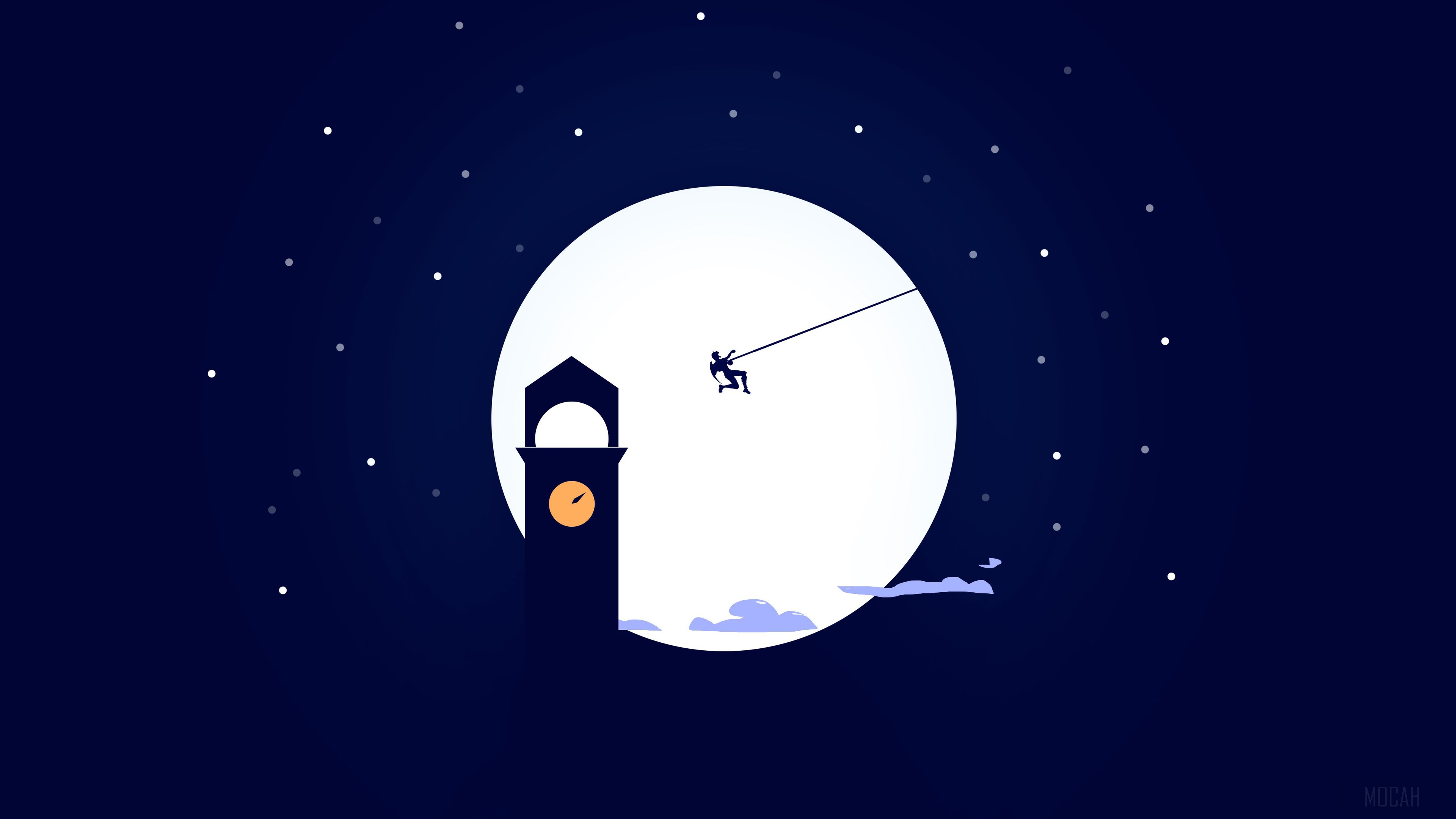 Fortnite Minimal Clock Tower HD Wallpaper