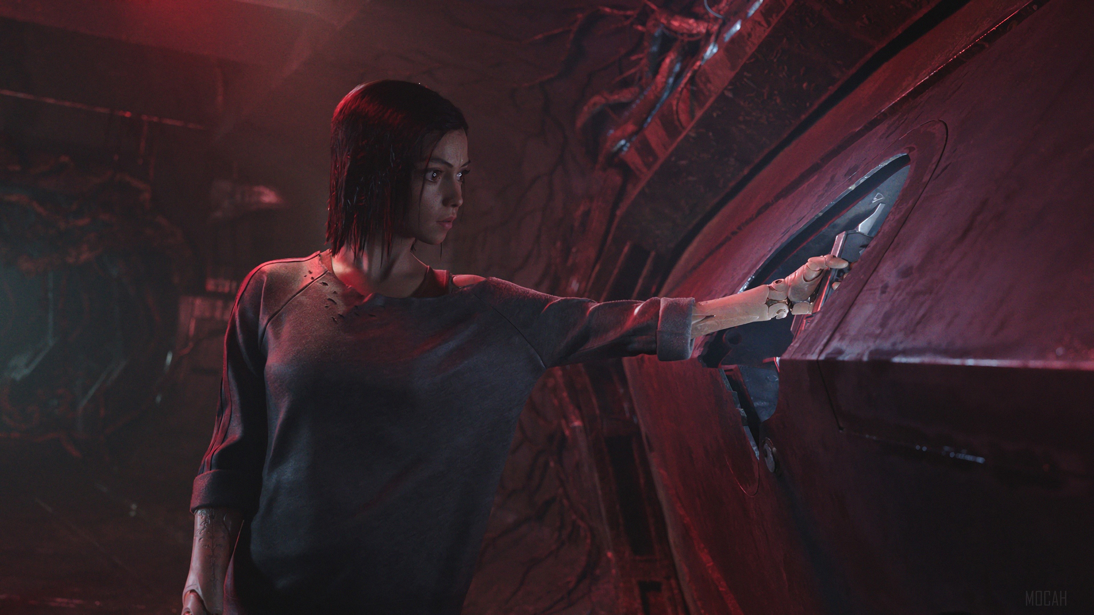 Alita from Alita: Battle Angel in 4K HD Wallpaper