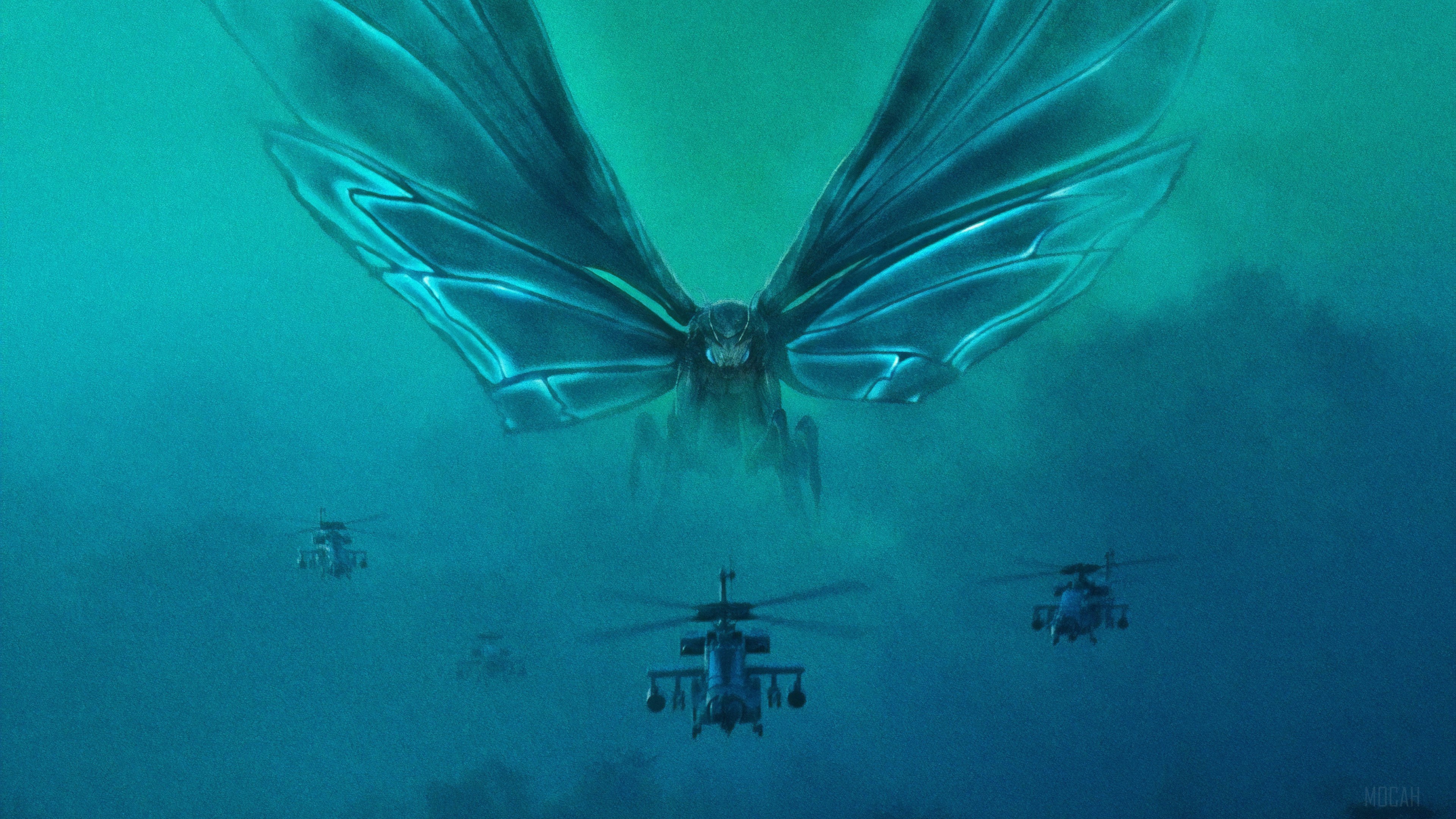 Mothra from Godzilla: King of the Monsters 4K HD Wallpaper