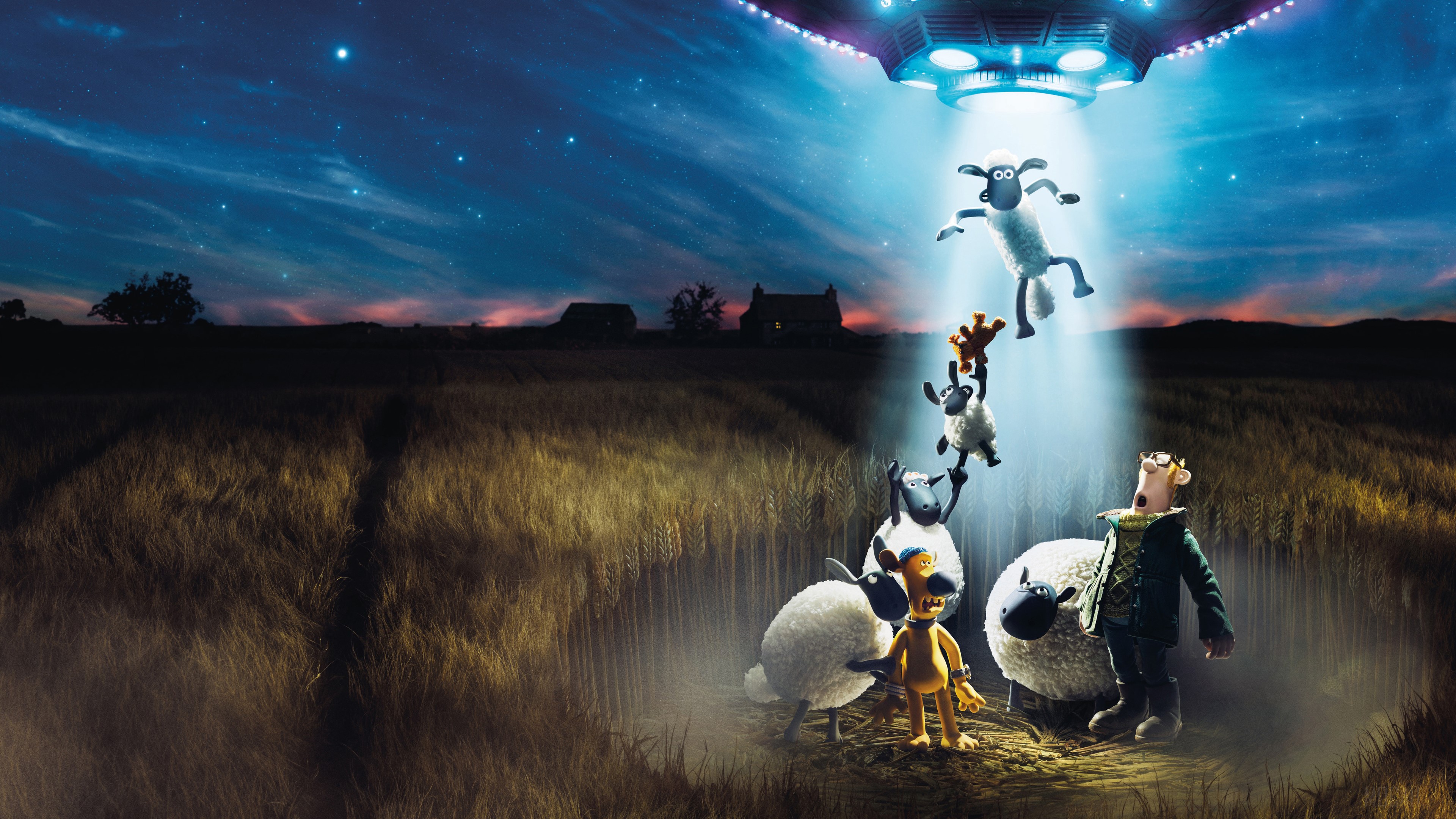 Shaun the Sheep 2 4K HD Wallpaper