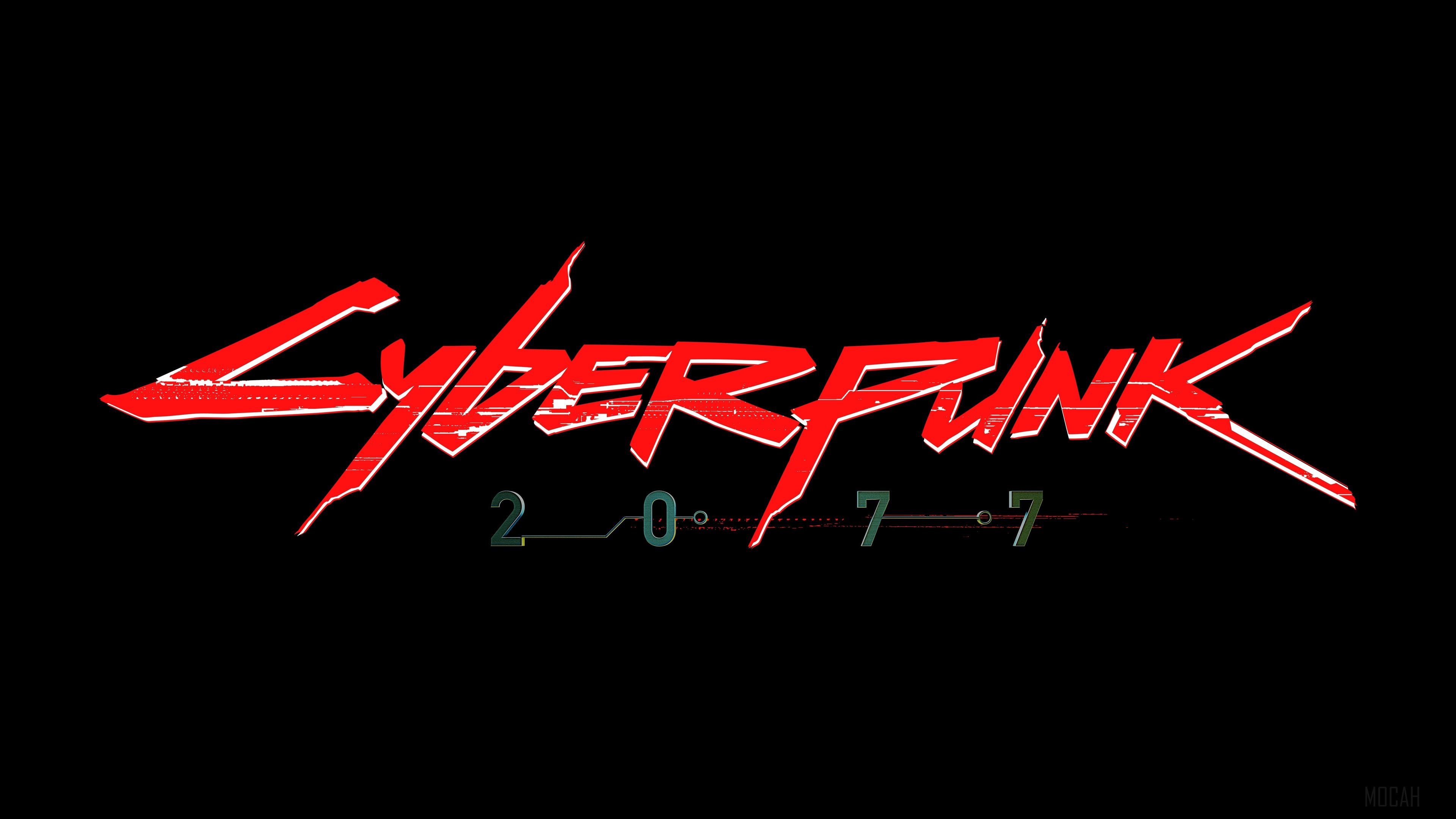 Cyberpunk 2077 Logo HD Wallpaper