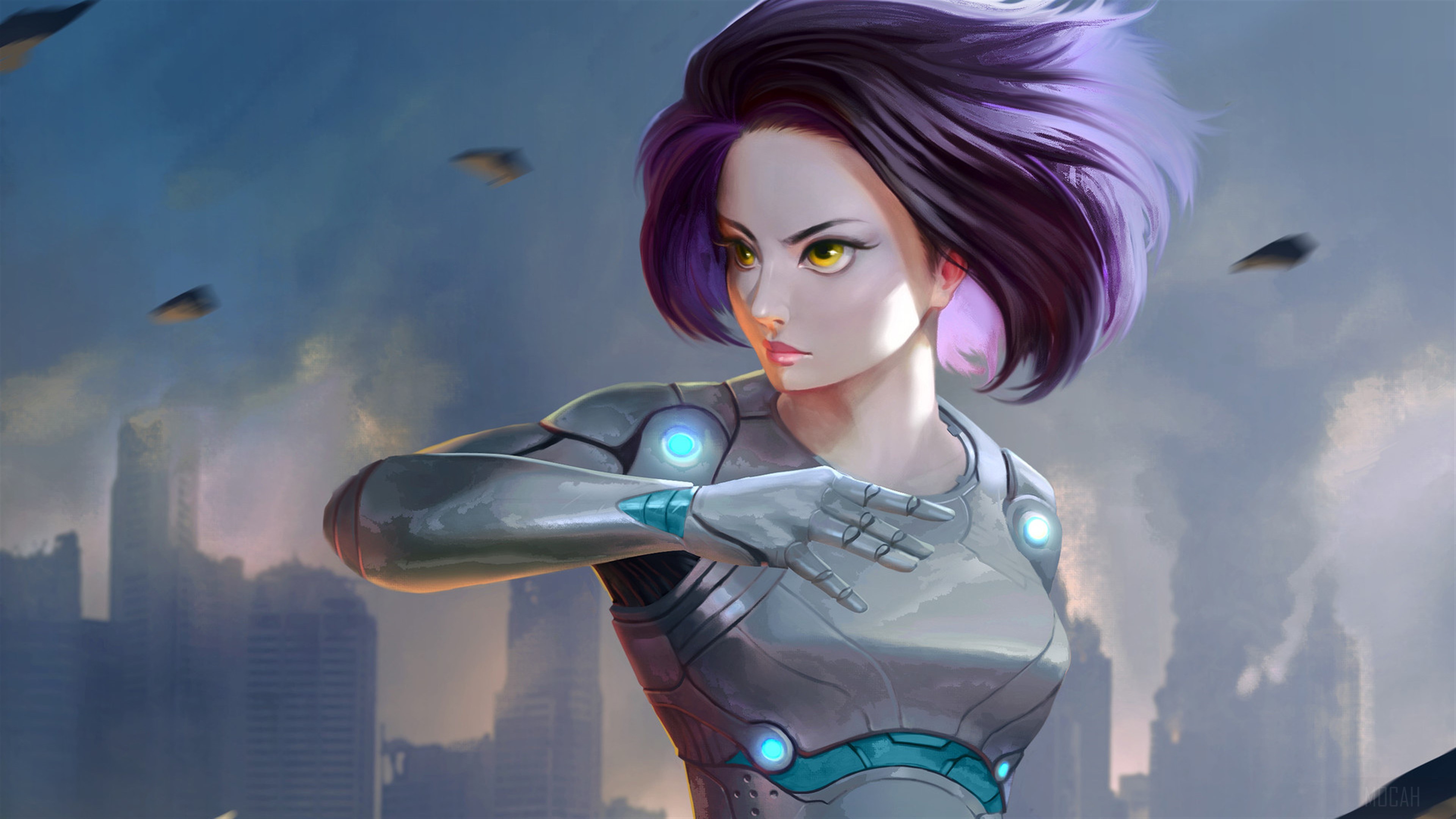 Alita from Alita Battle Angel 4K HD Wallpaper