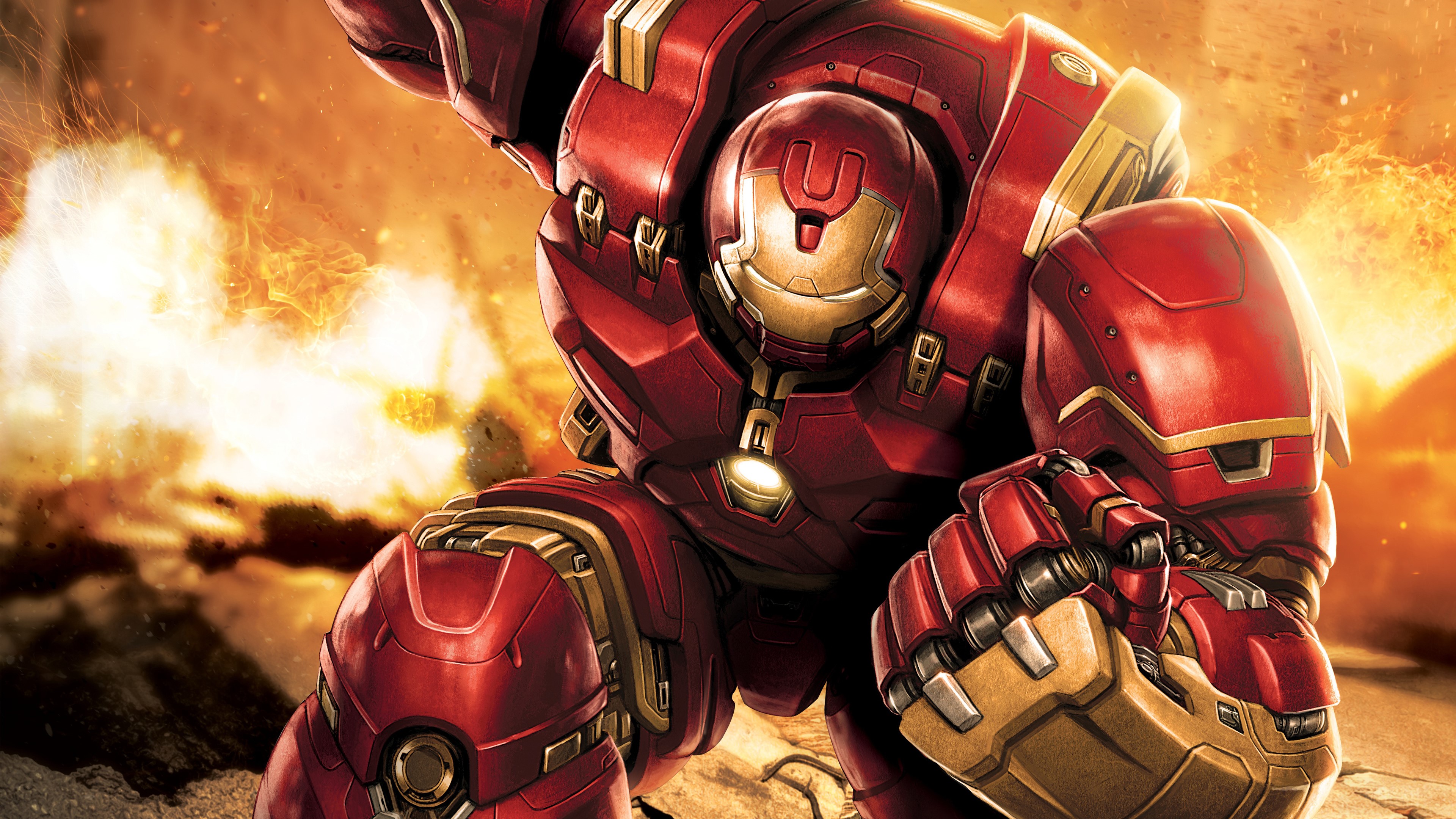Hulkbuster Iron Man 4K HD Wallpaper