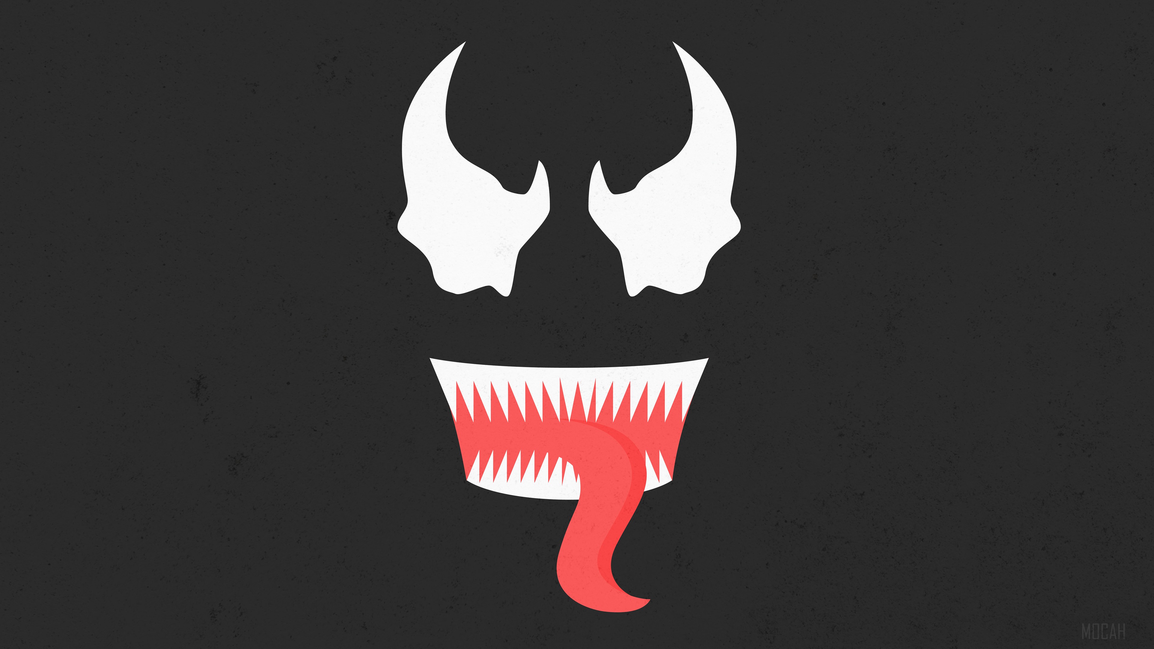 Venom Minimal Art HD Wallpaper