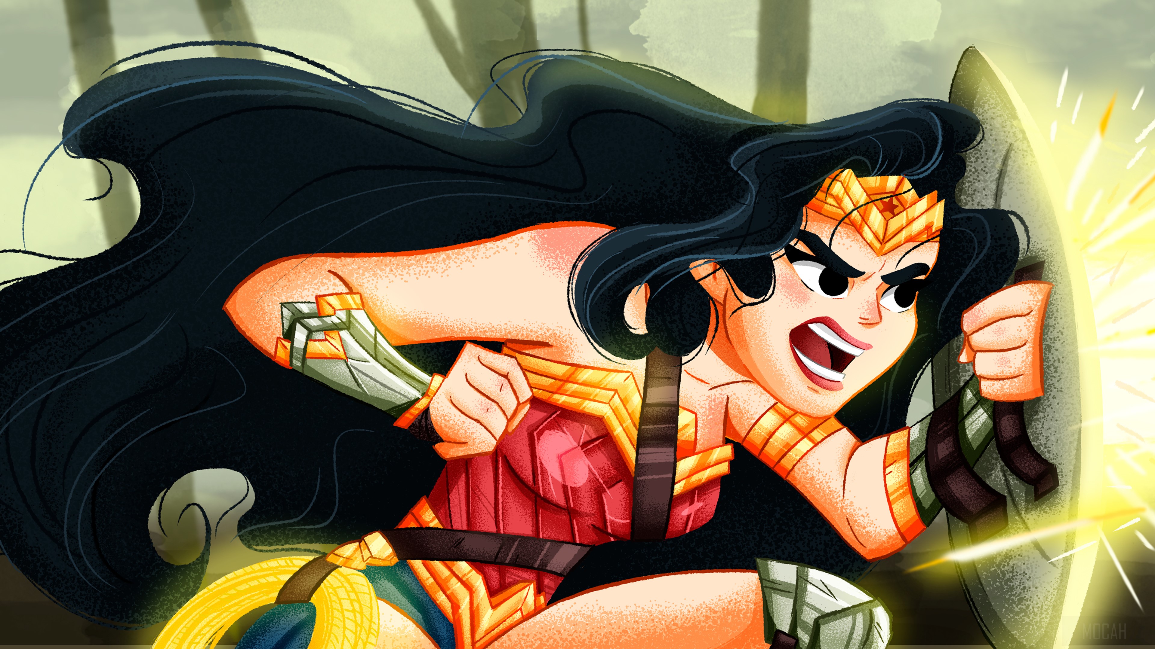 Wonder Woman Character Design HD Wallpaper
