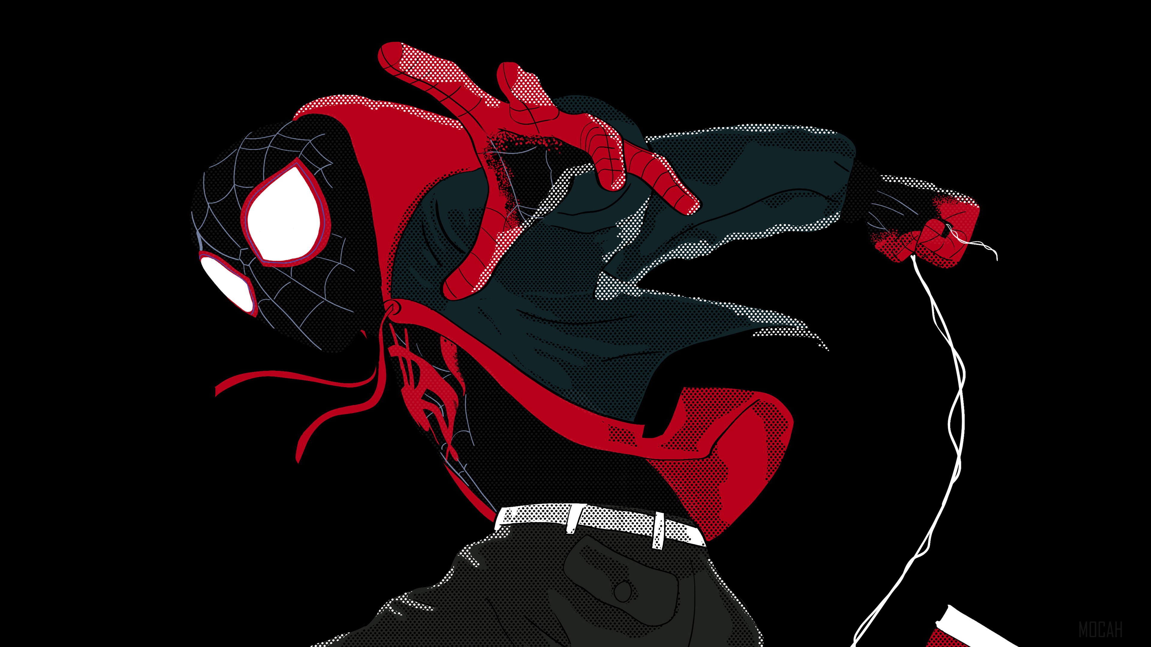 Spider-Man from Spider-Man: Into the Spider-Verse 4K HD Wallpaper