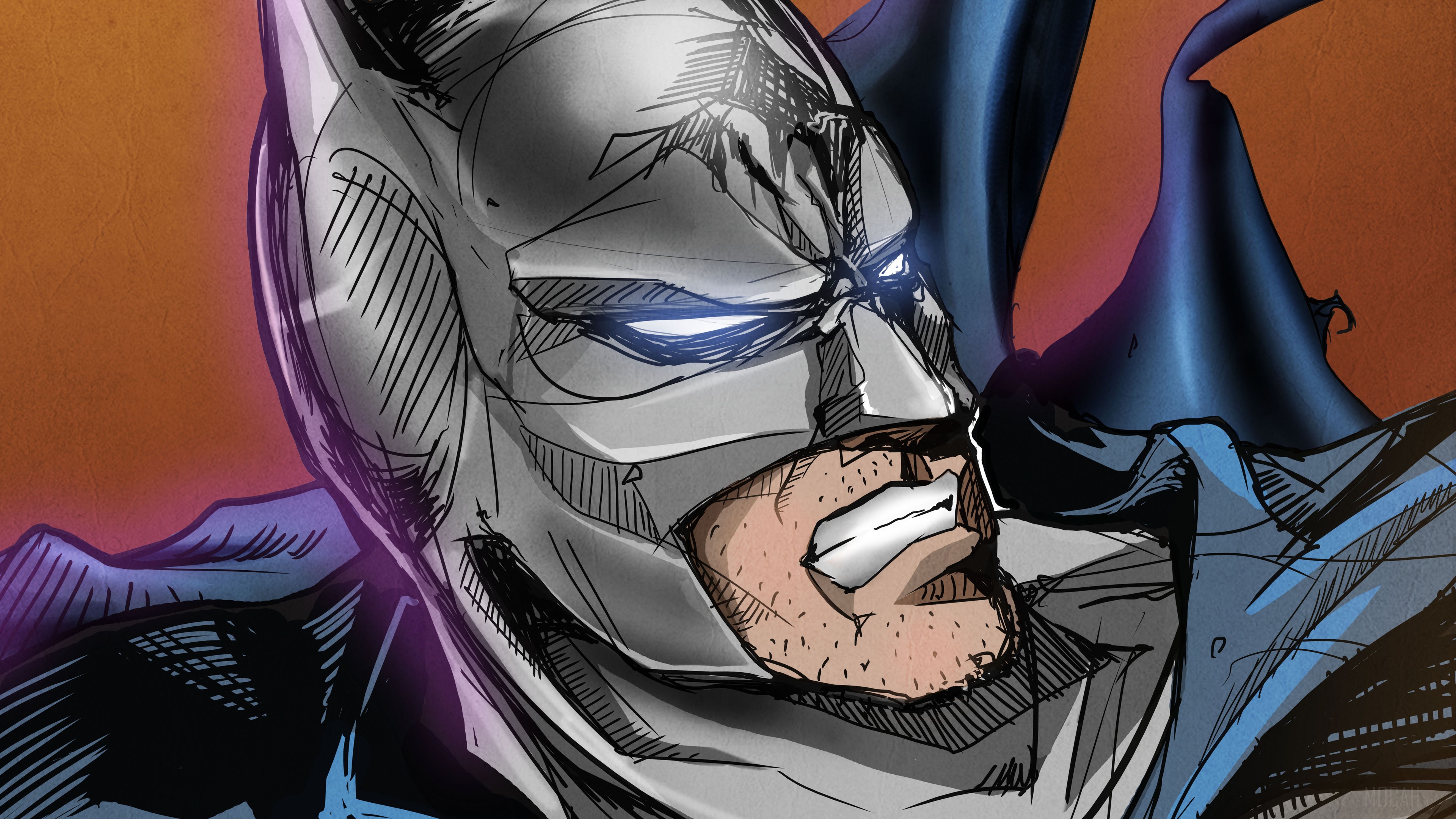 Batman Illustration HD Wallpaper
