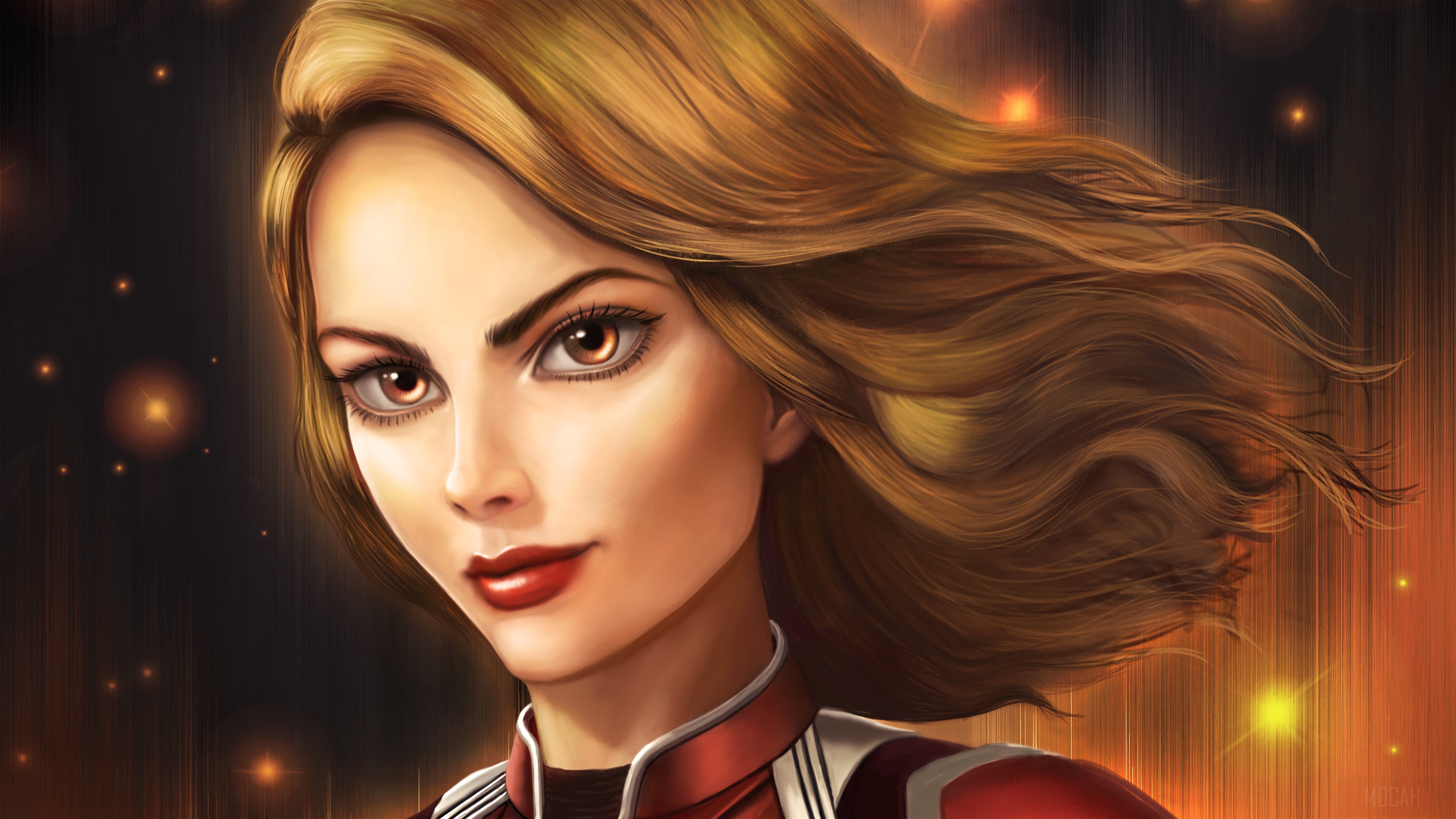 Captain Marvel New Art HD Wallpaper