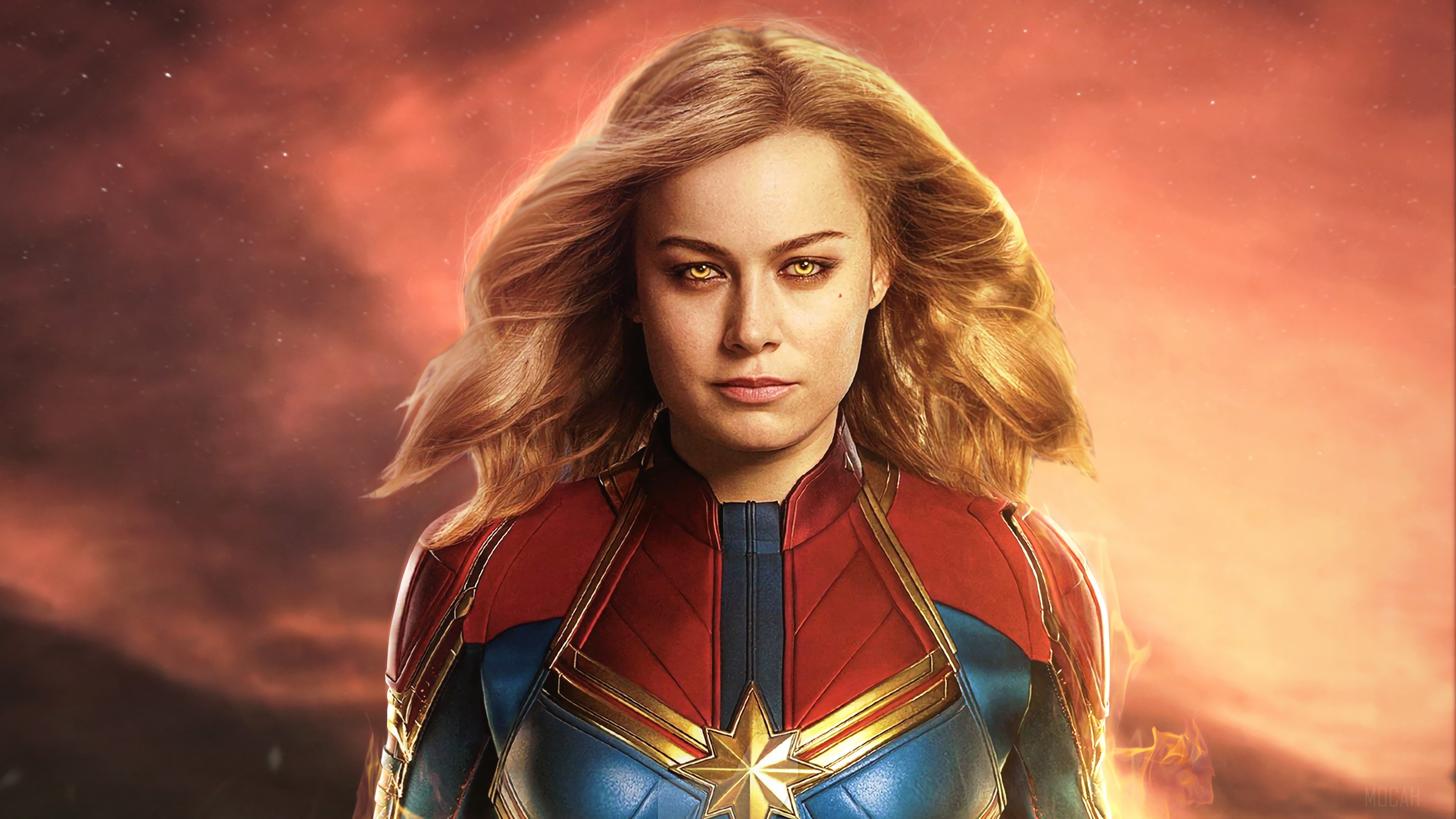 Captain Marvel from Marvel 4K HD Wallpaper