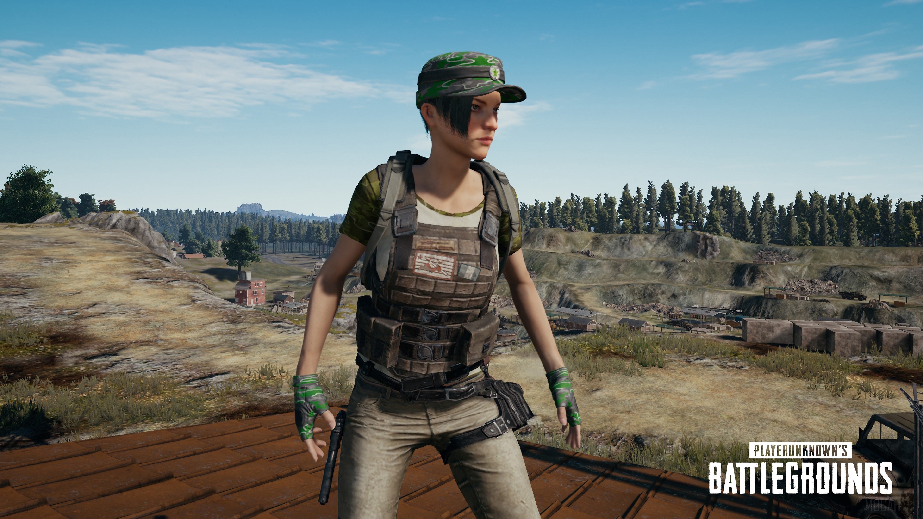 PlayerUnknown's Battlegrounds character in 4K HD Wallpaper