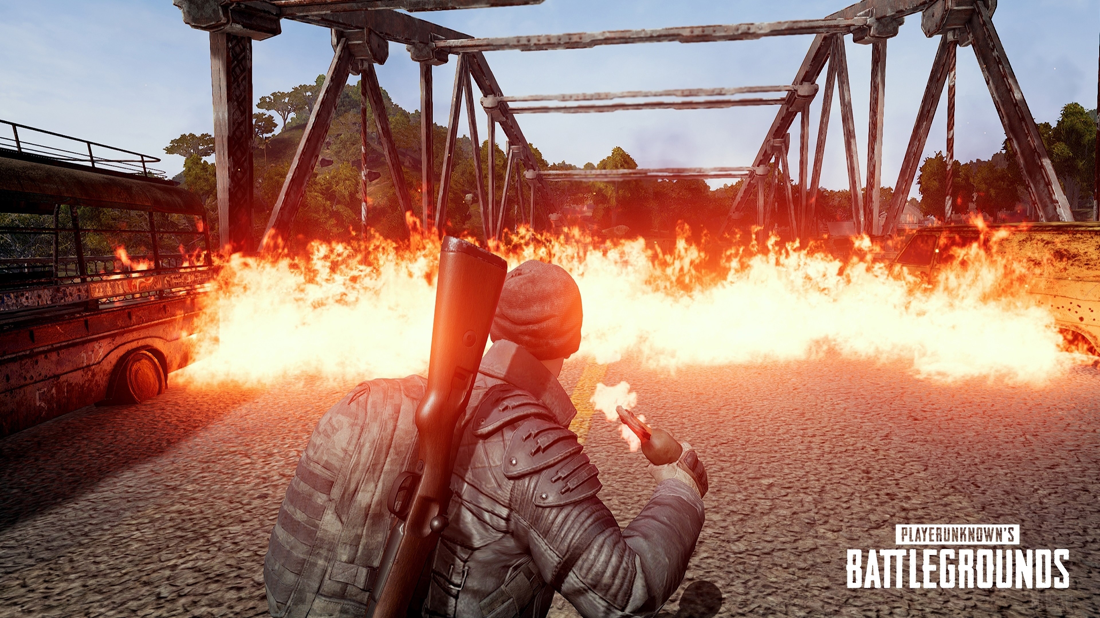 PlayerUnknown's Battlegrounds Molotov Cocktail 4K HD Wallpaper