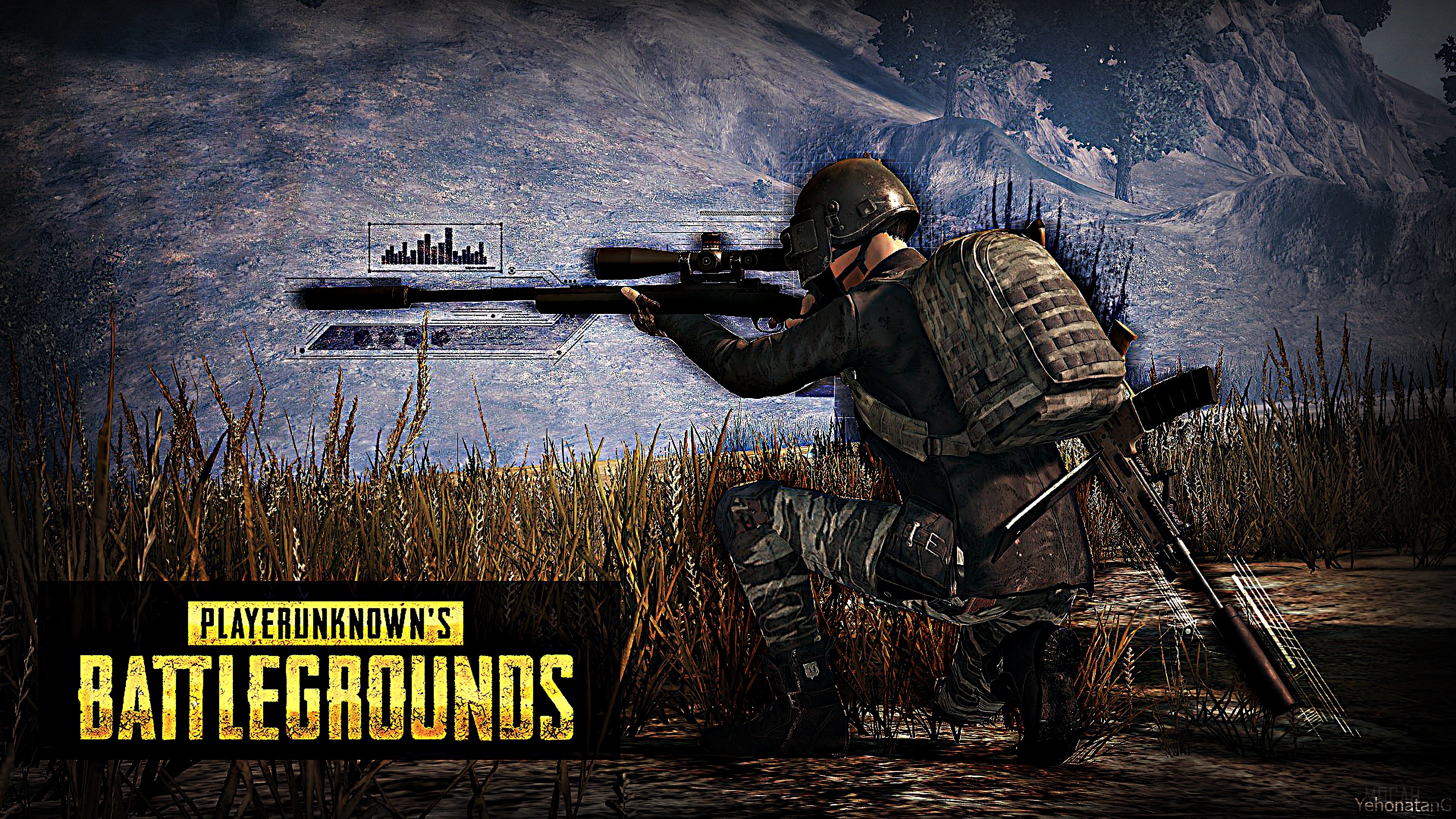 PlayerUnknown's Battlegrounds Sniper 4K HD Wallpaper