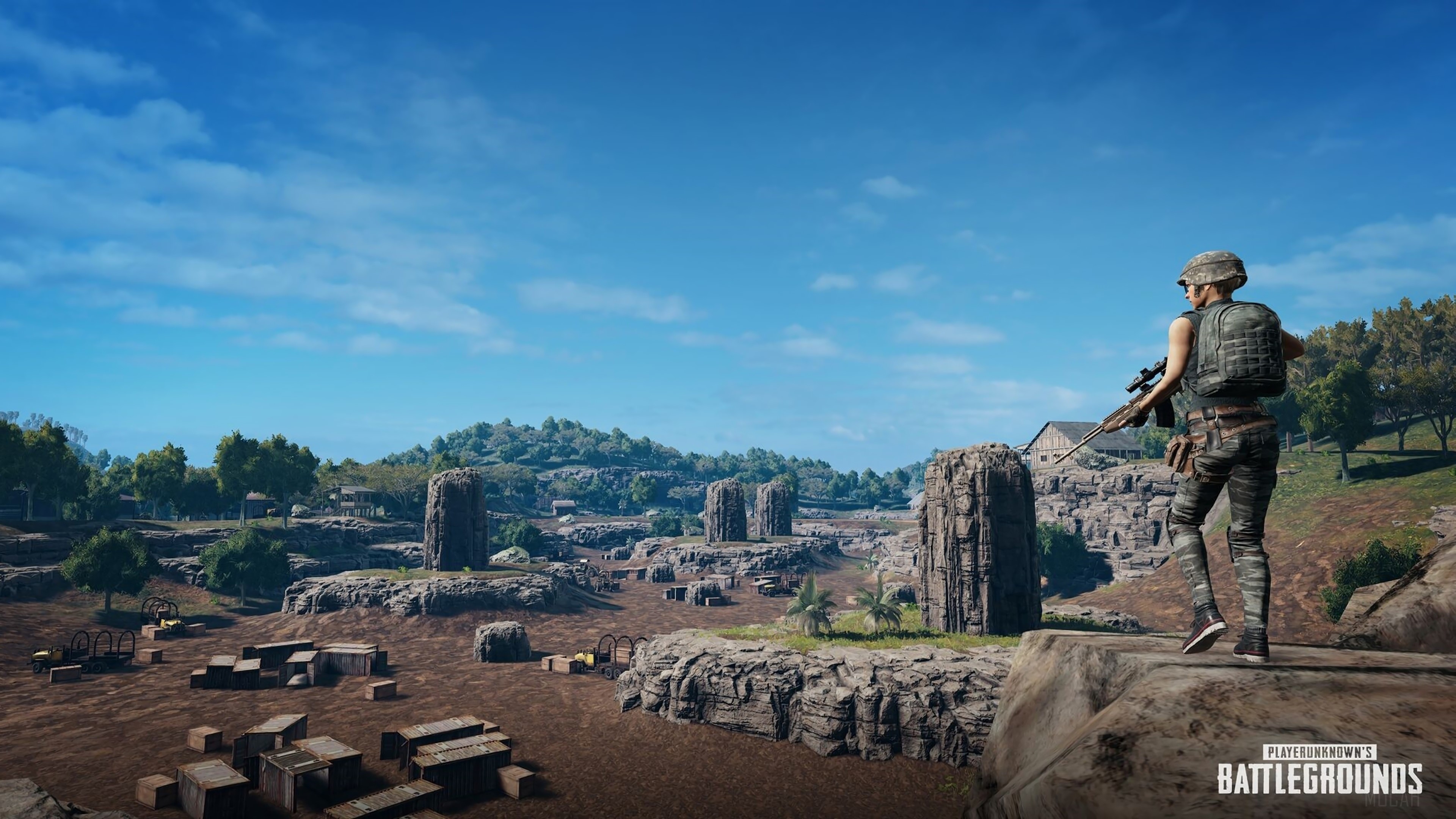 PlayerUnknown's Battlegrounds Codename Savage Map 4K HD Wallpaper