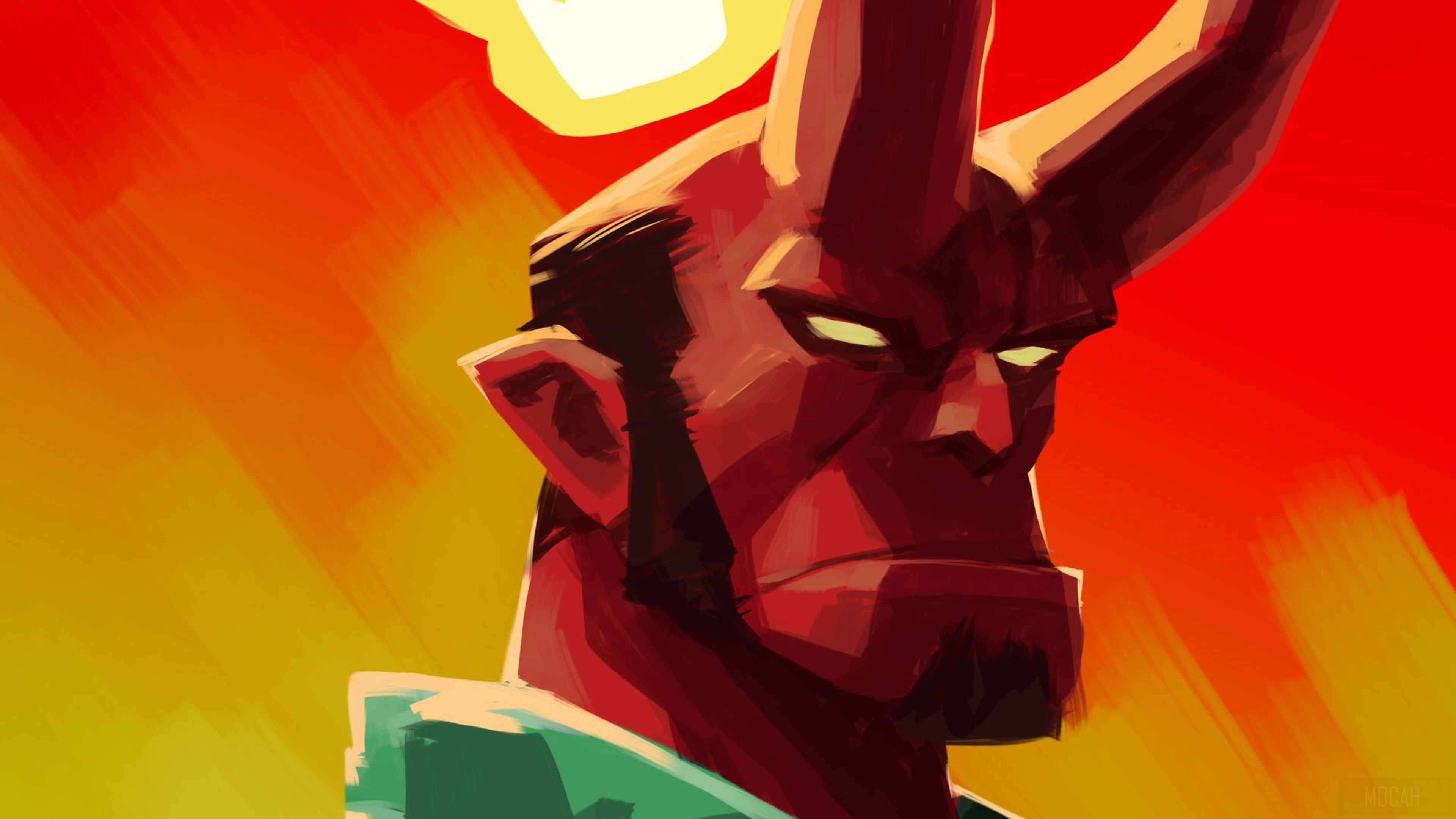 Hellboy Artwork 4K HD Wallpaper