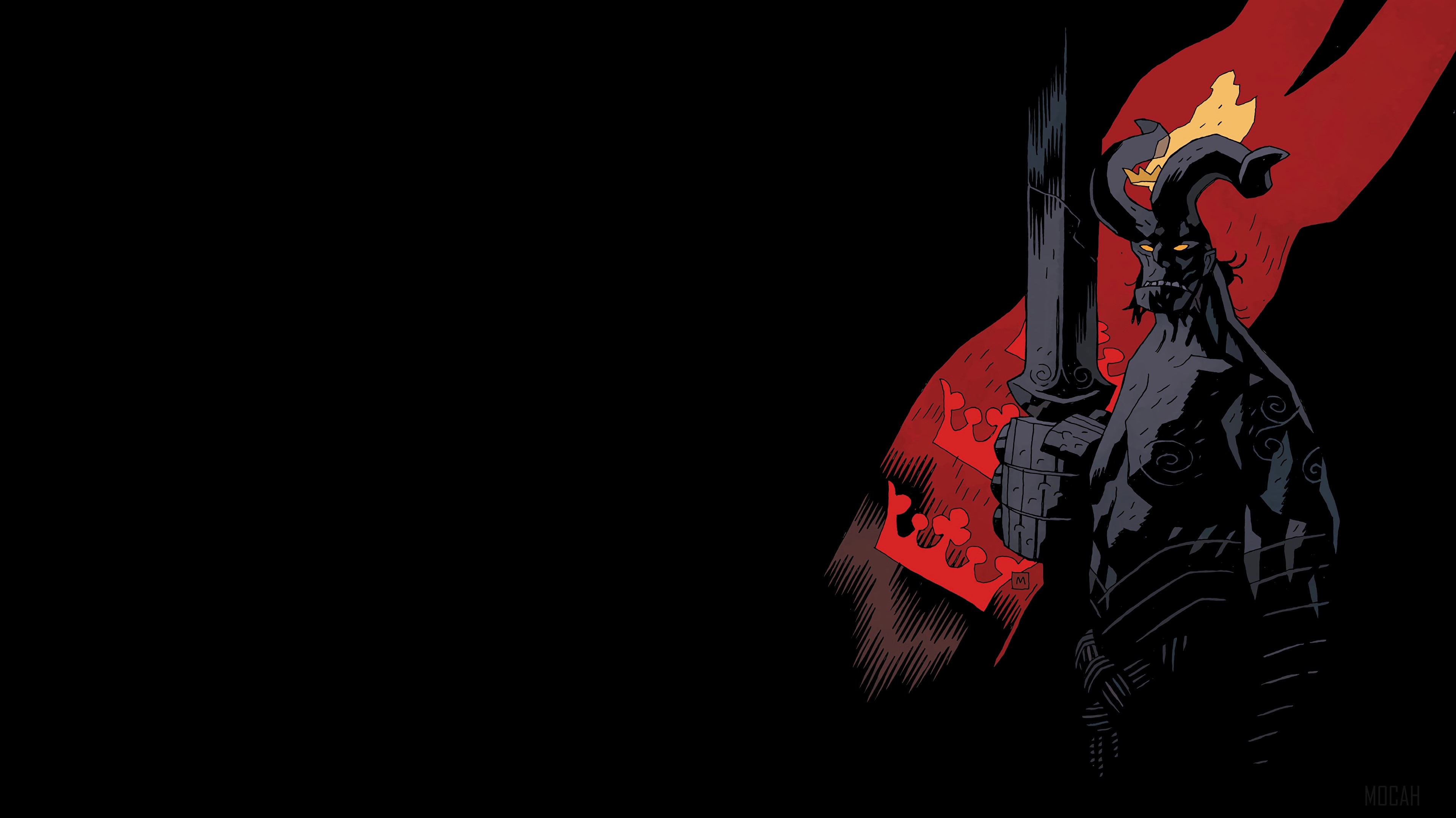 Hellboy from Hellboy Comics 4K HD Wallpaper