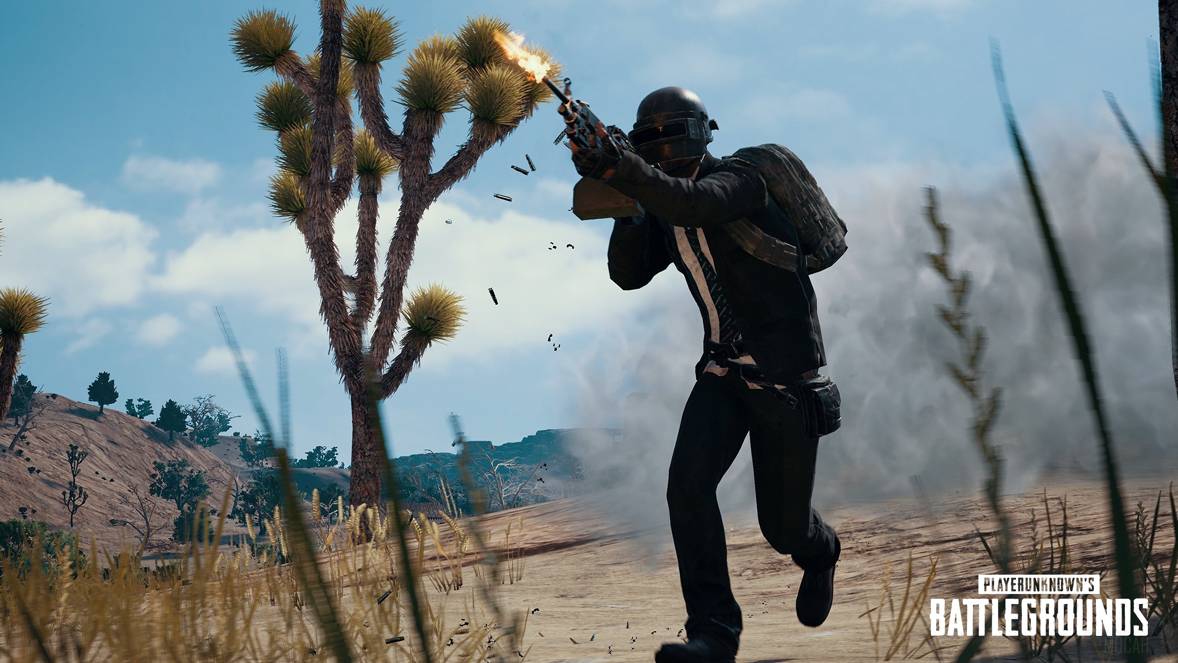 PlayerUnknown's Battlegrounds desert combat 4K HD Wallpaper