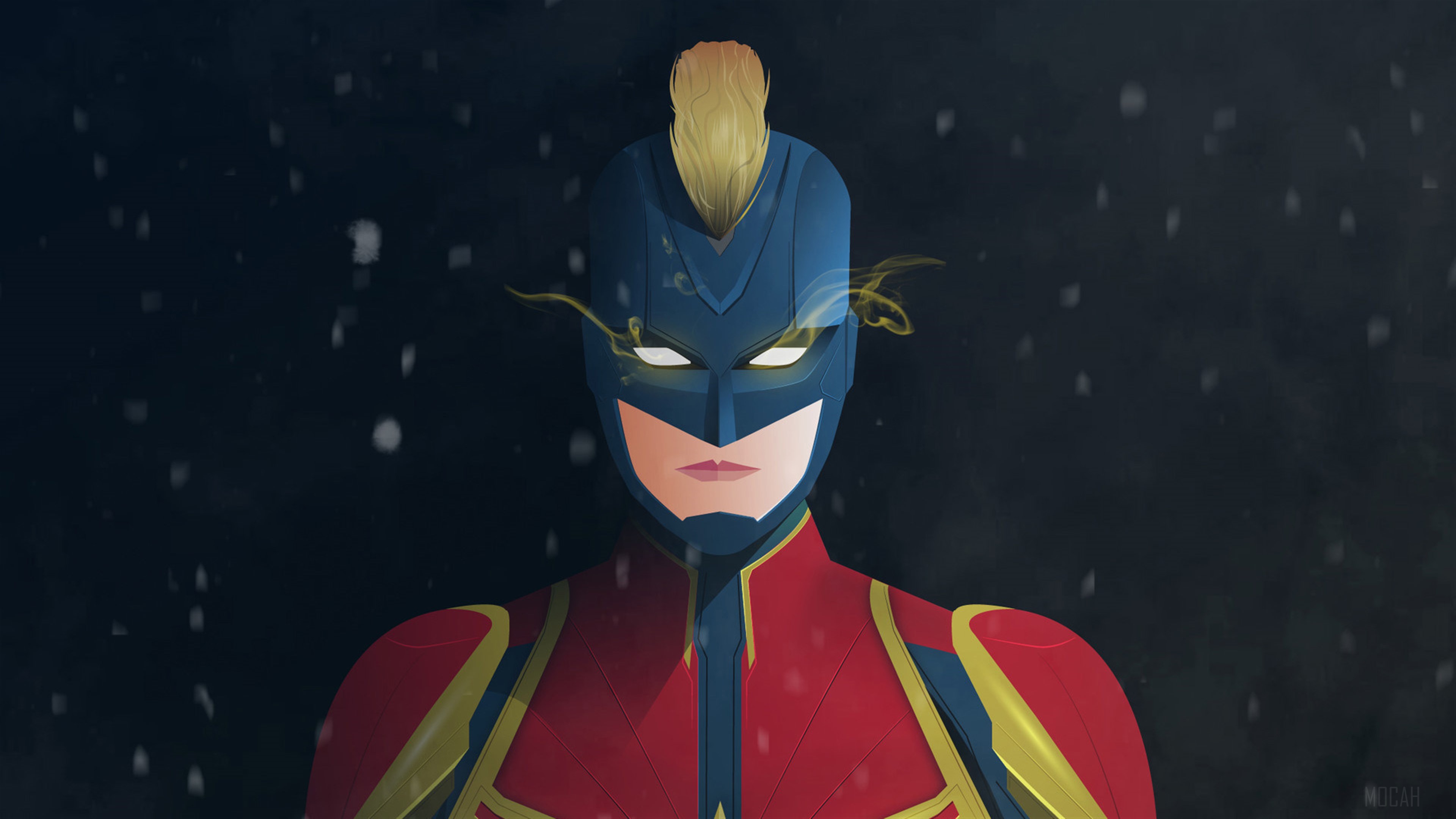 Captain Marvel Digital Artwork HD Wallpaper