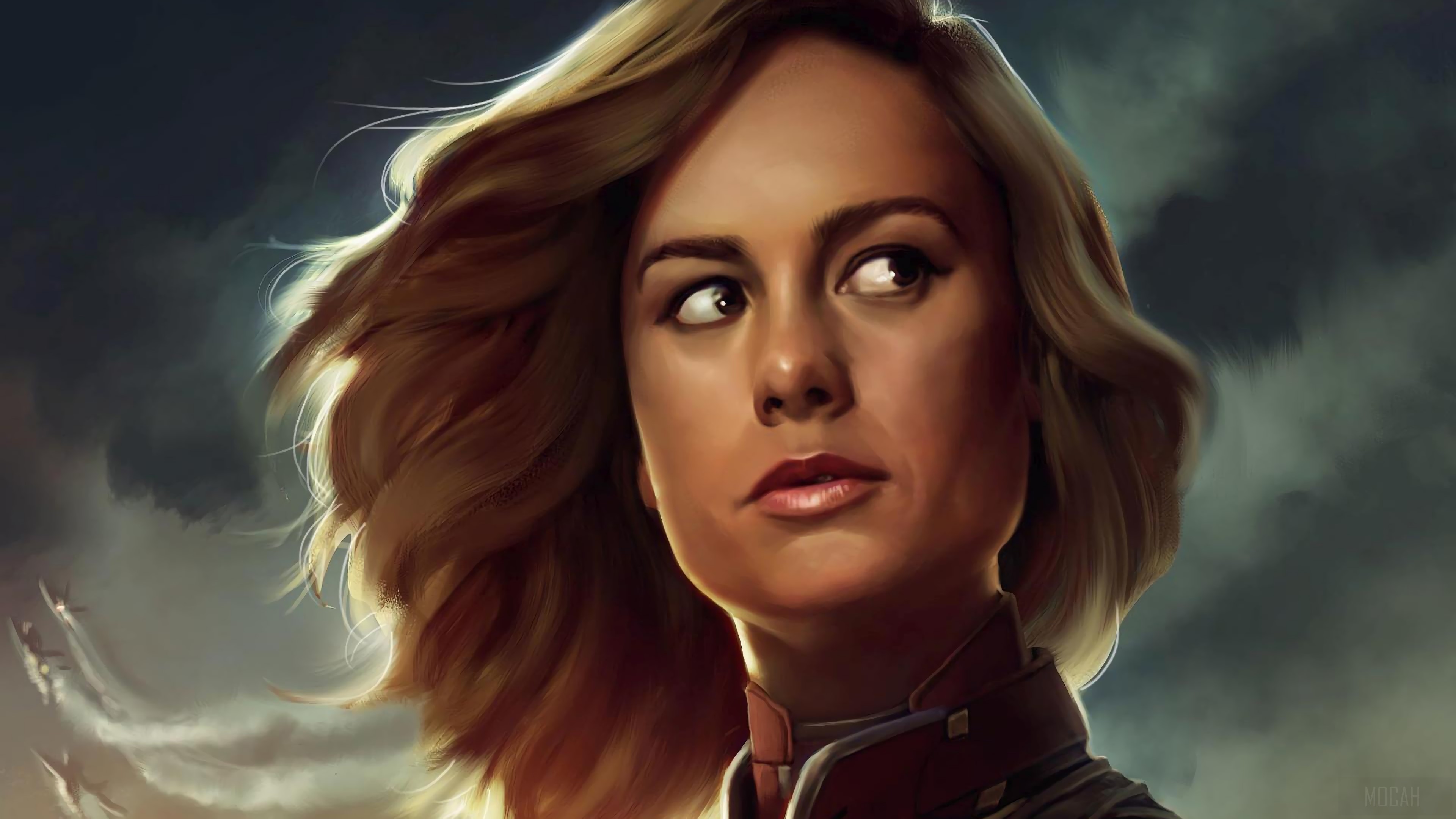 Captain Marvel Carol Danvers from Movie 4K HD Wallpaper