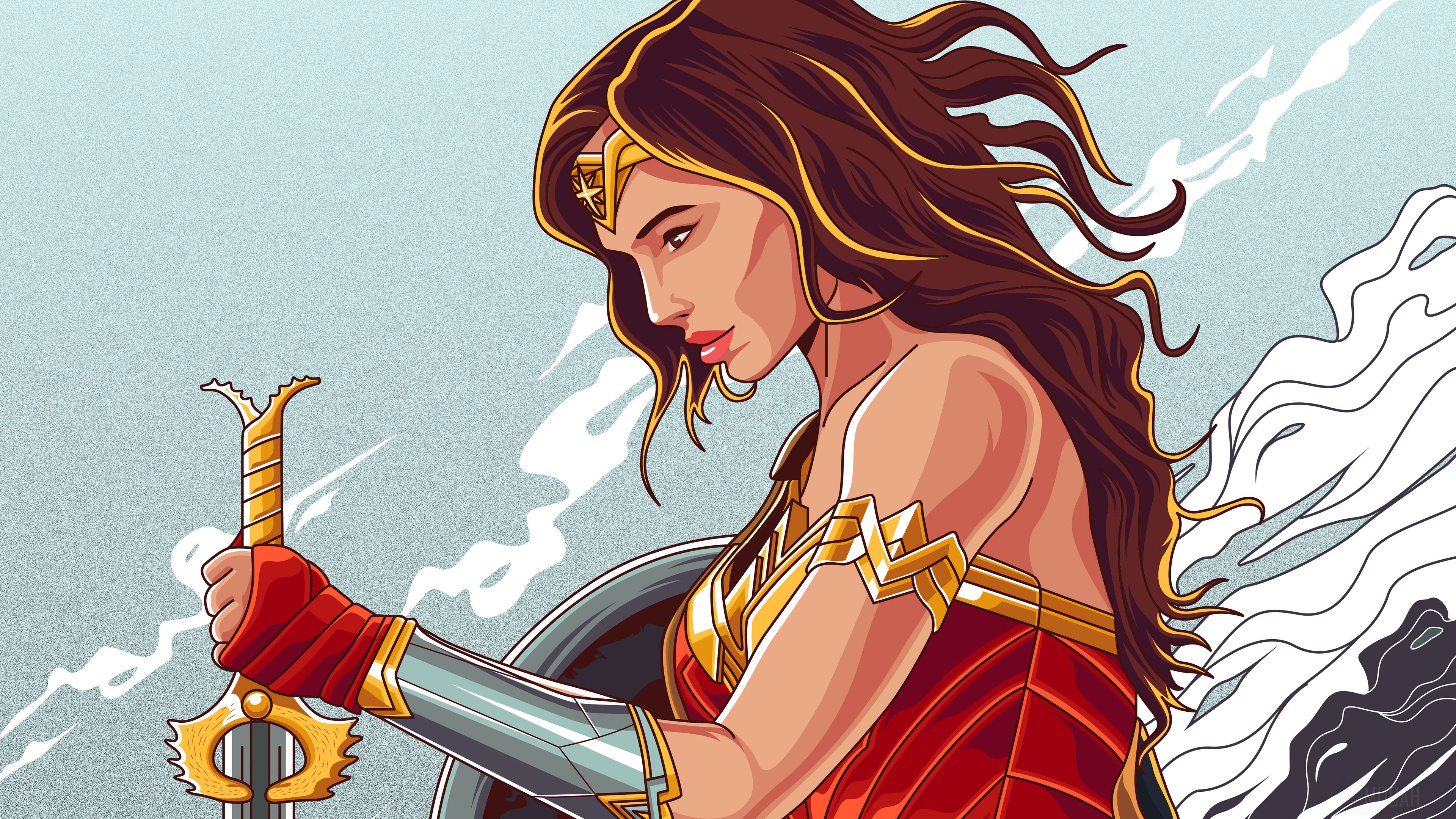 Wonder Woman 4K New Artworks HD Wallpaper
