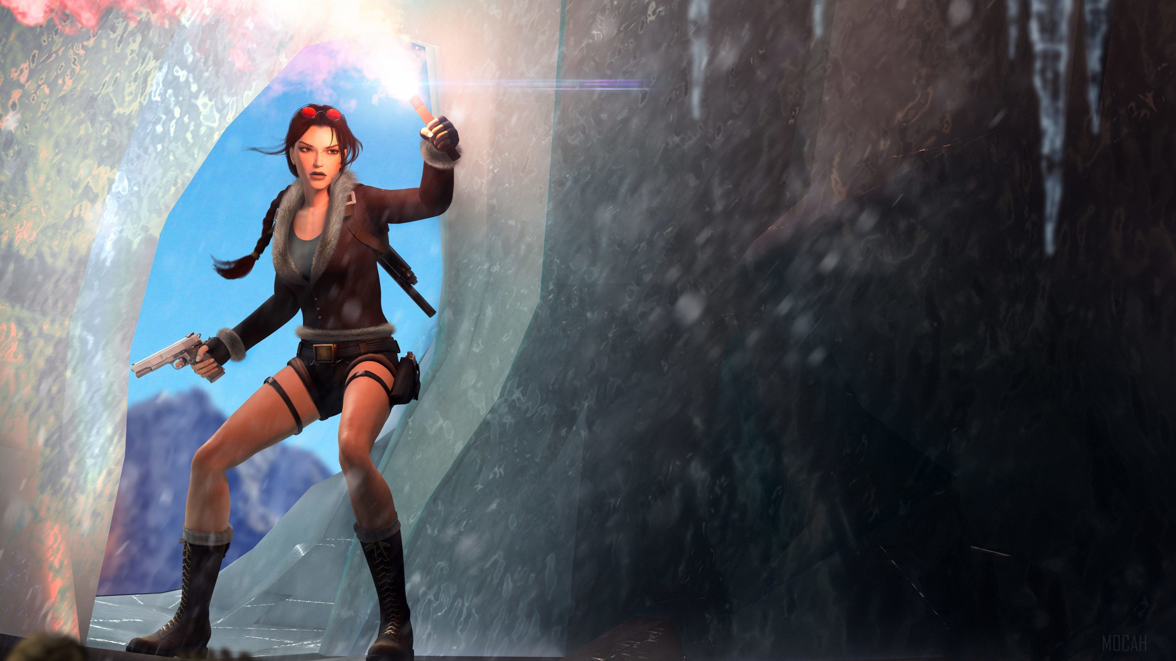 Lara Croft from Tomb Raider 4K HD Wallpaper