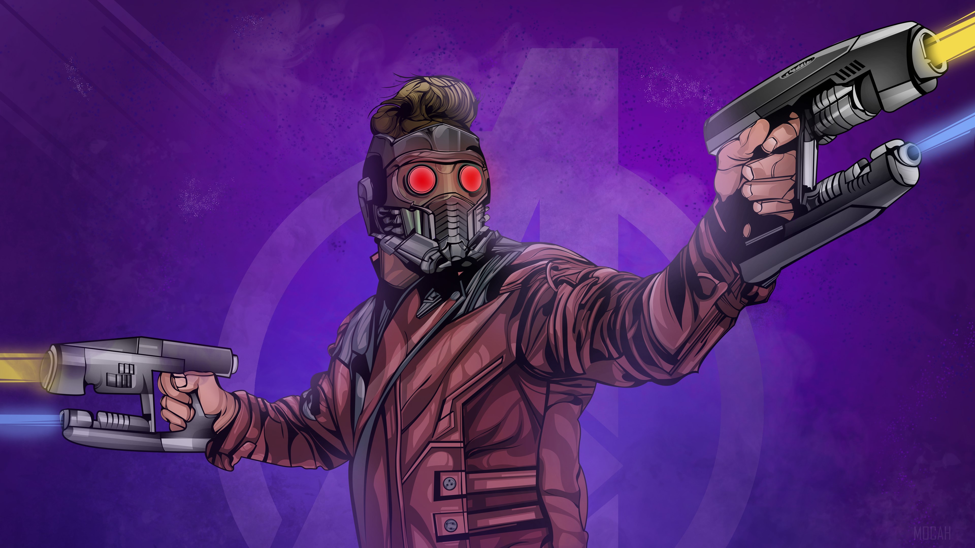 Star Lord from Marvel 4K Art HD Wallpaper