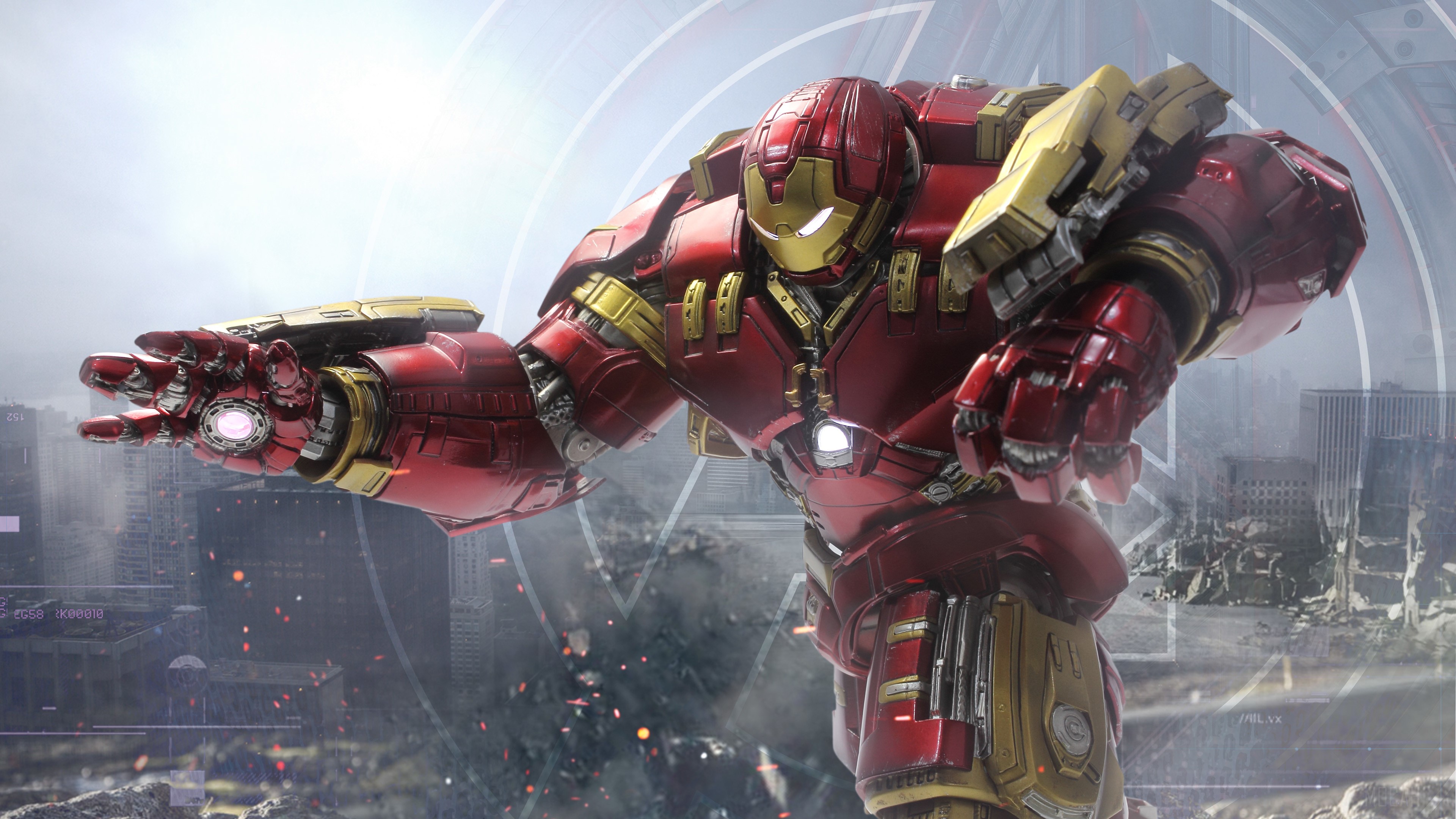 Hulkbuster Iron Man 4K Art HD Wallpaper