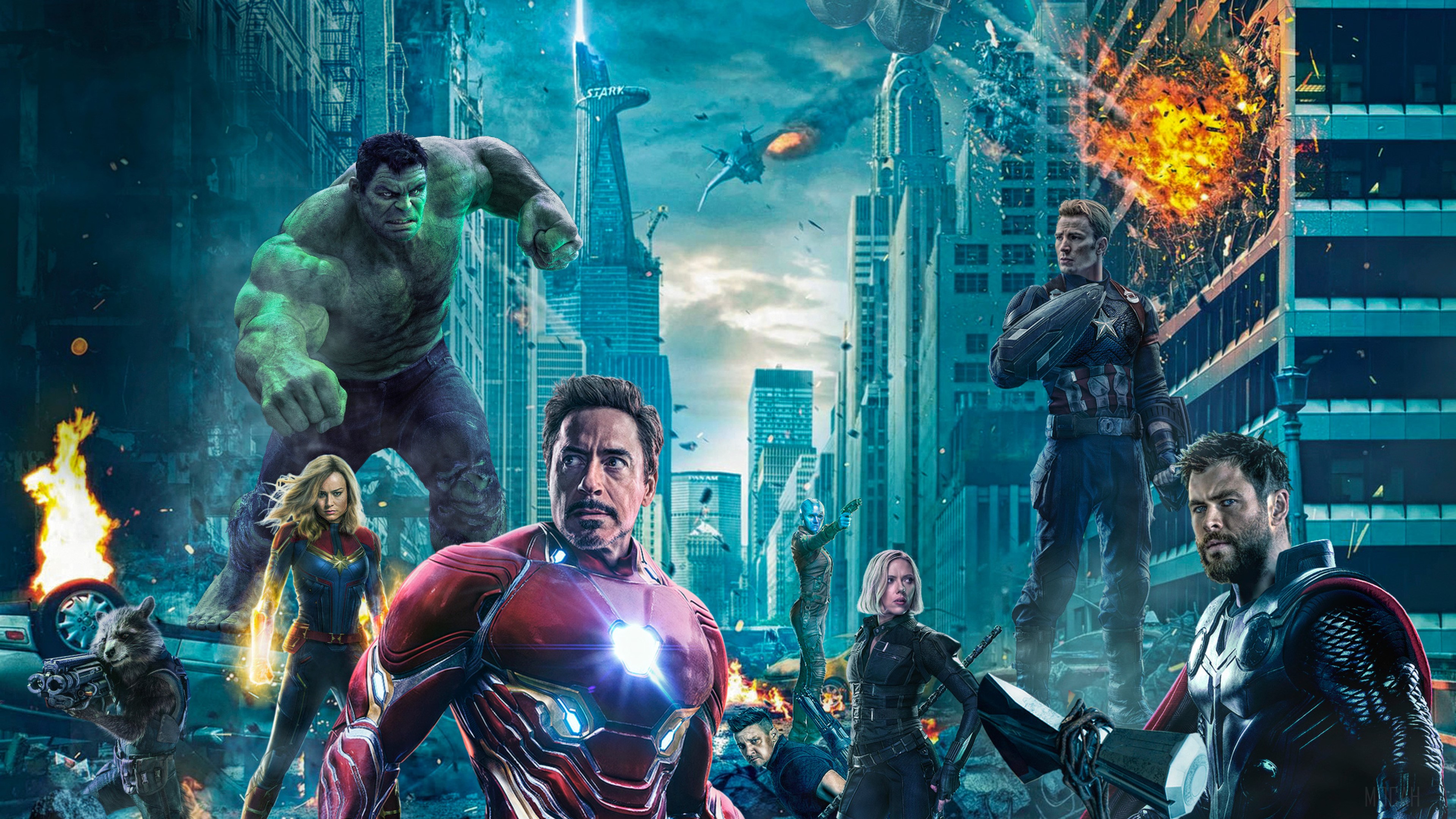 Avengers: Endgame Art 4K HD Wallpaper