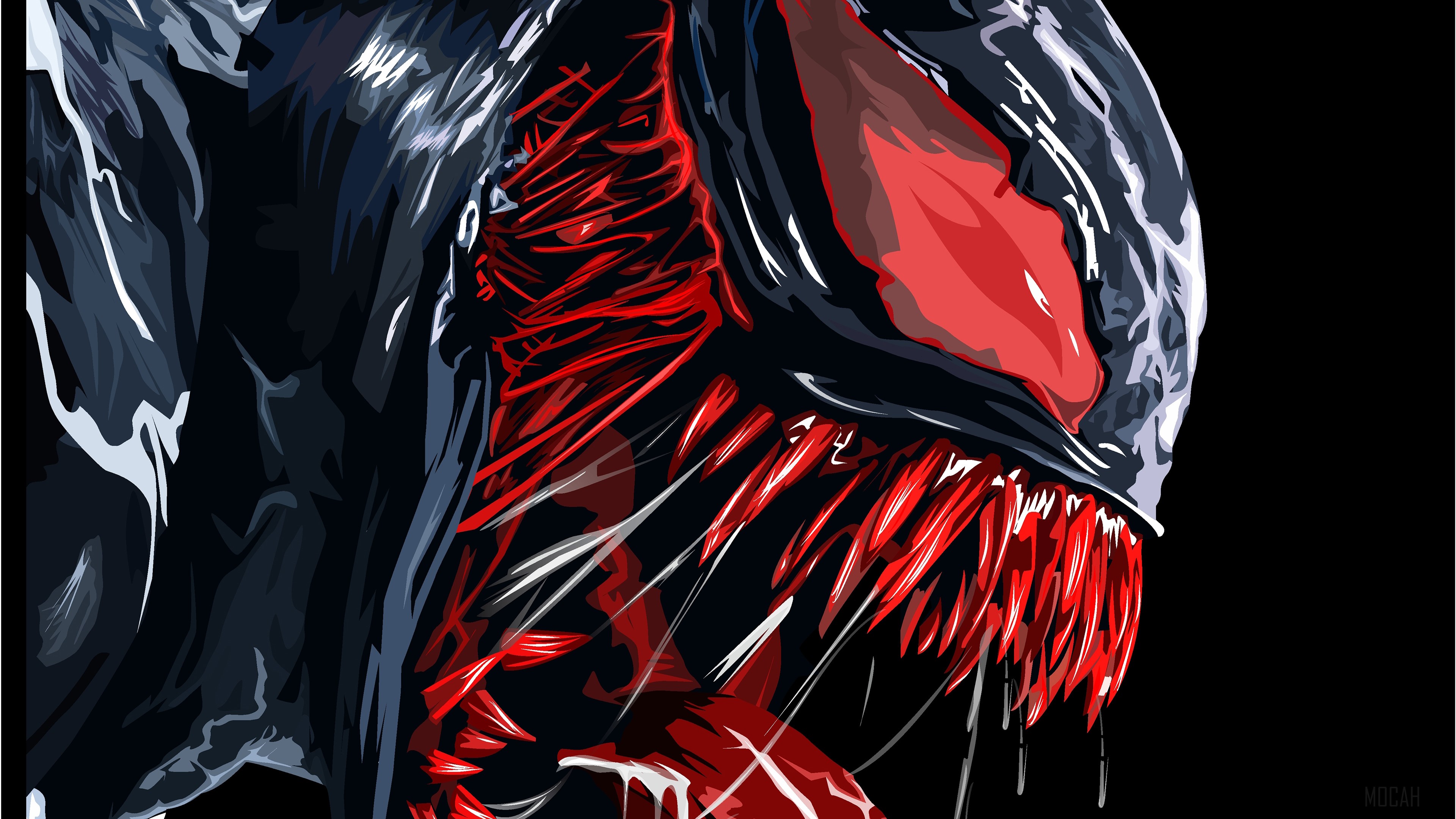 Venom Artwork 4K HD Wallpaper