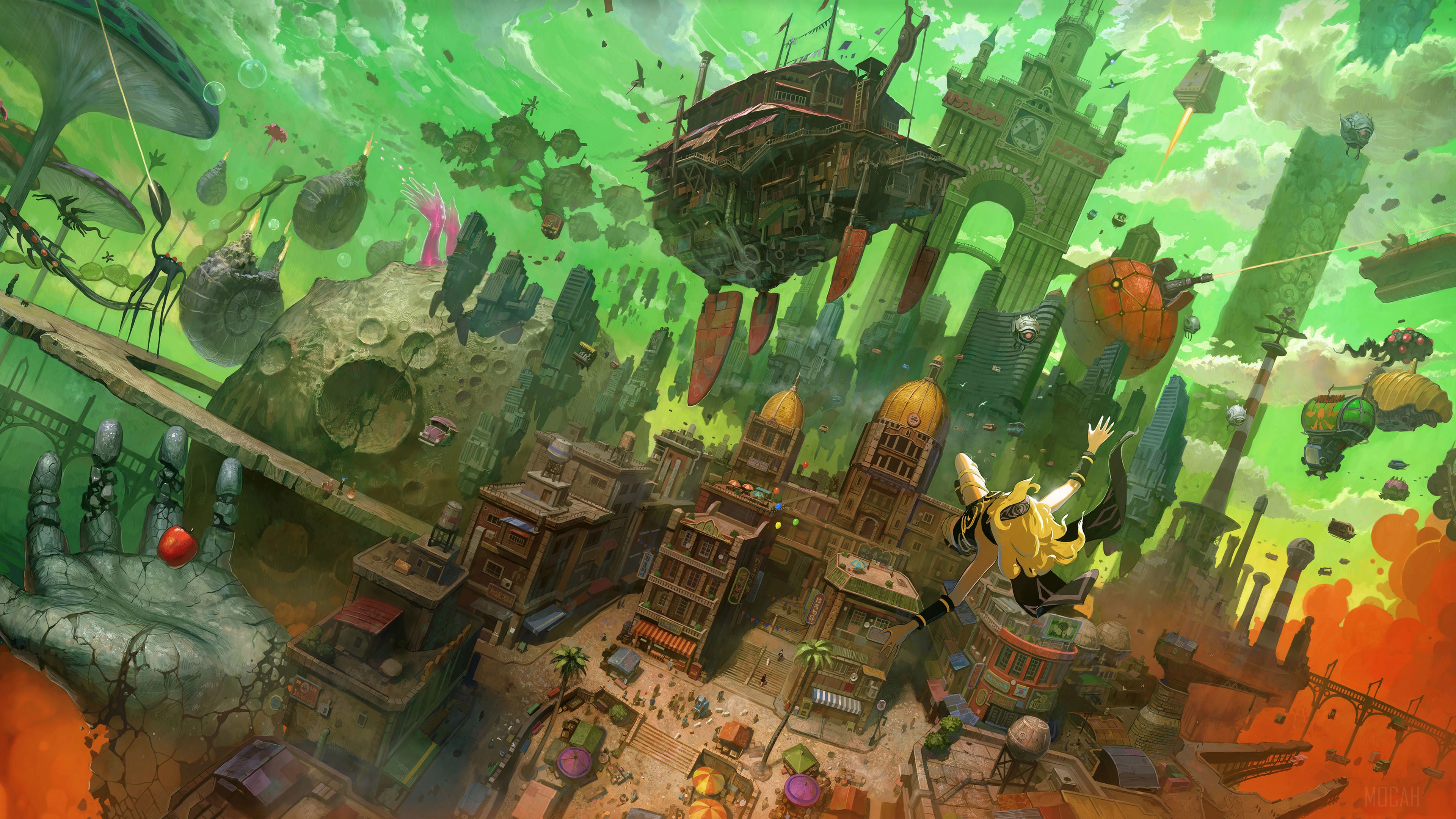 Gravity Rush 2 4K HD Wallpaper