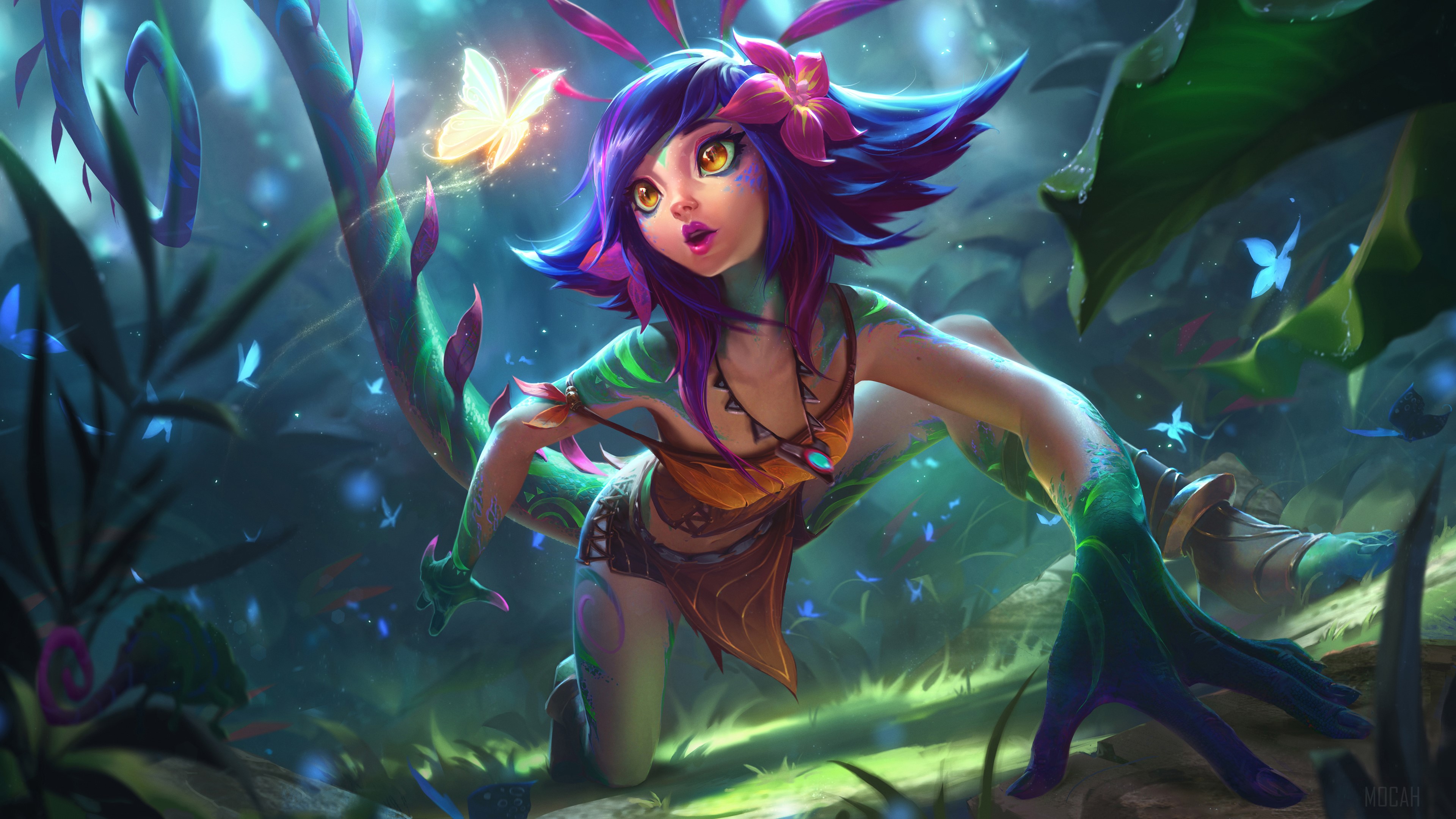 Neeko from League of Legends 4K HD Wallpaper