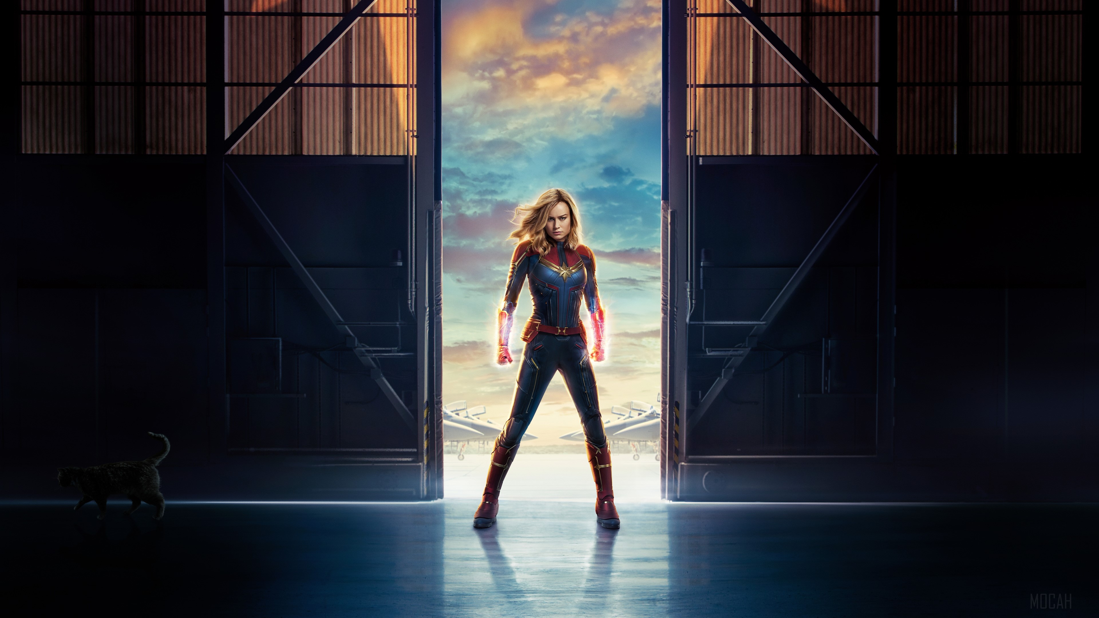 Captain Marvel from Captain Marvel Movie 4K HD Wallpaper