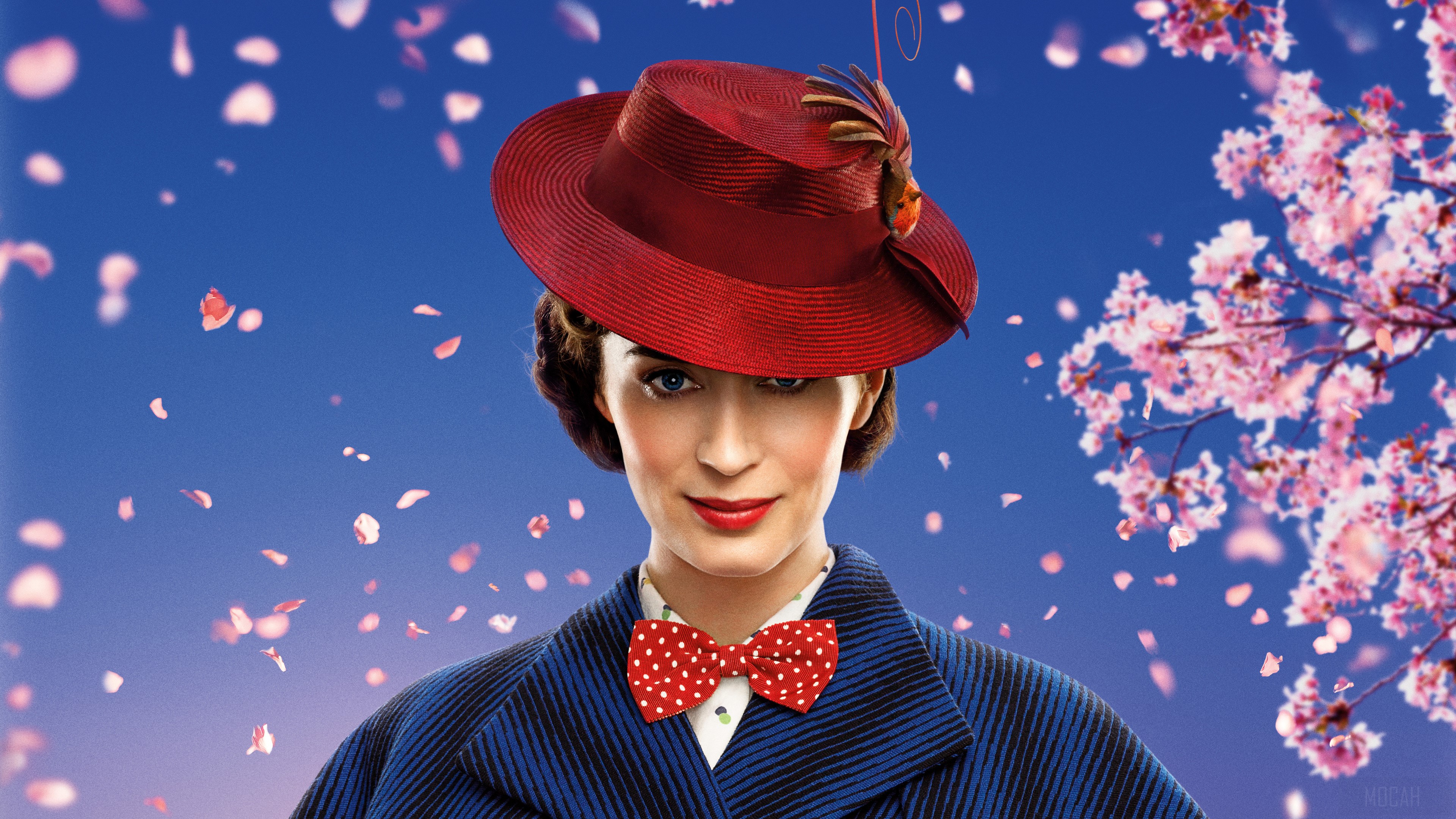 Emily Blunt as Mary Poppins in Mary Poppins Returns 4K HD Wallpaper