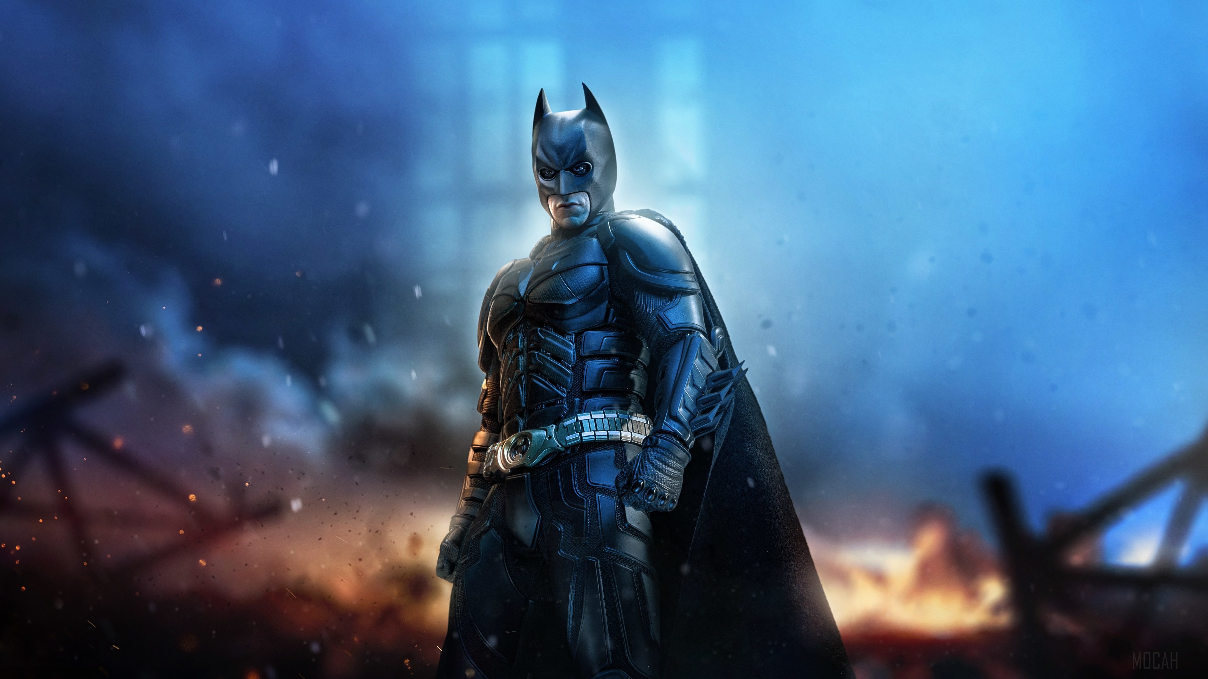 Batman from The Dark Knight 4K HD Wallpaper