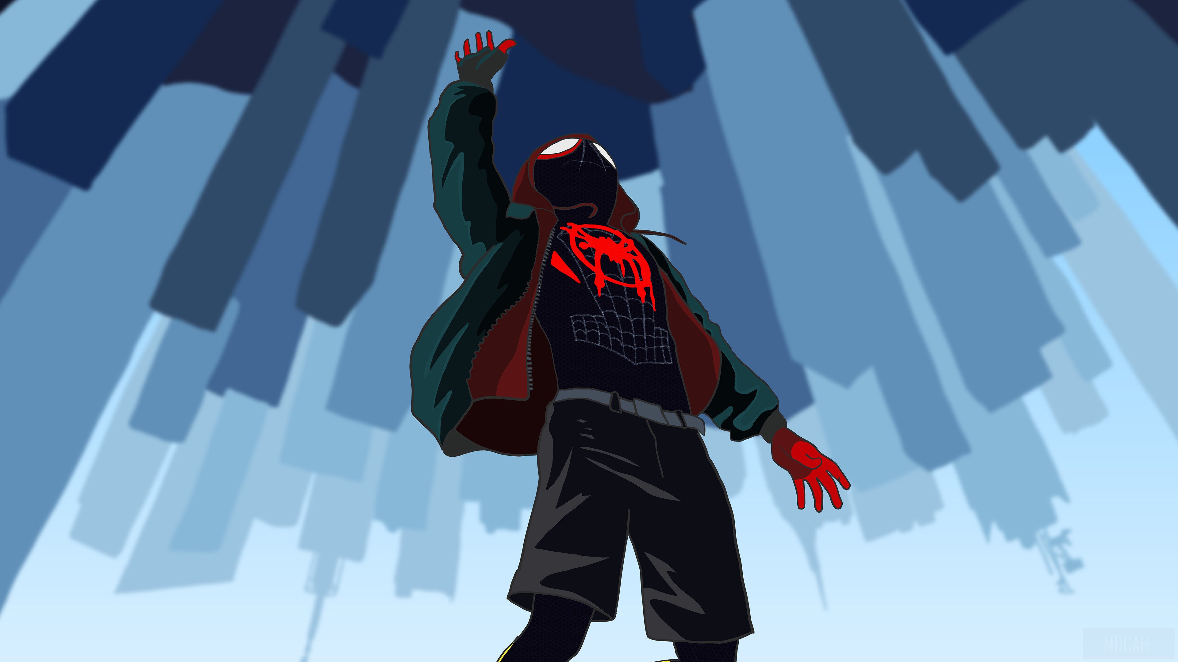 Spider-Man from Spider-Man: Into the Spider-Verse 4K HD Wallpaper
