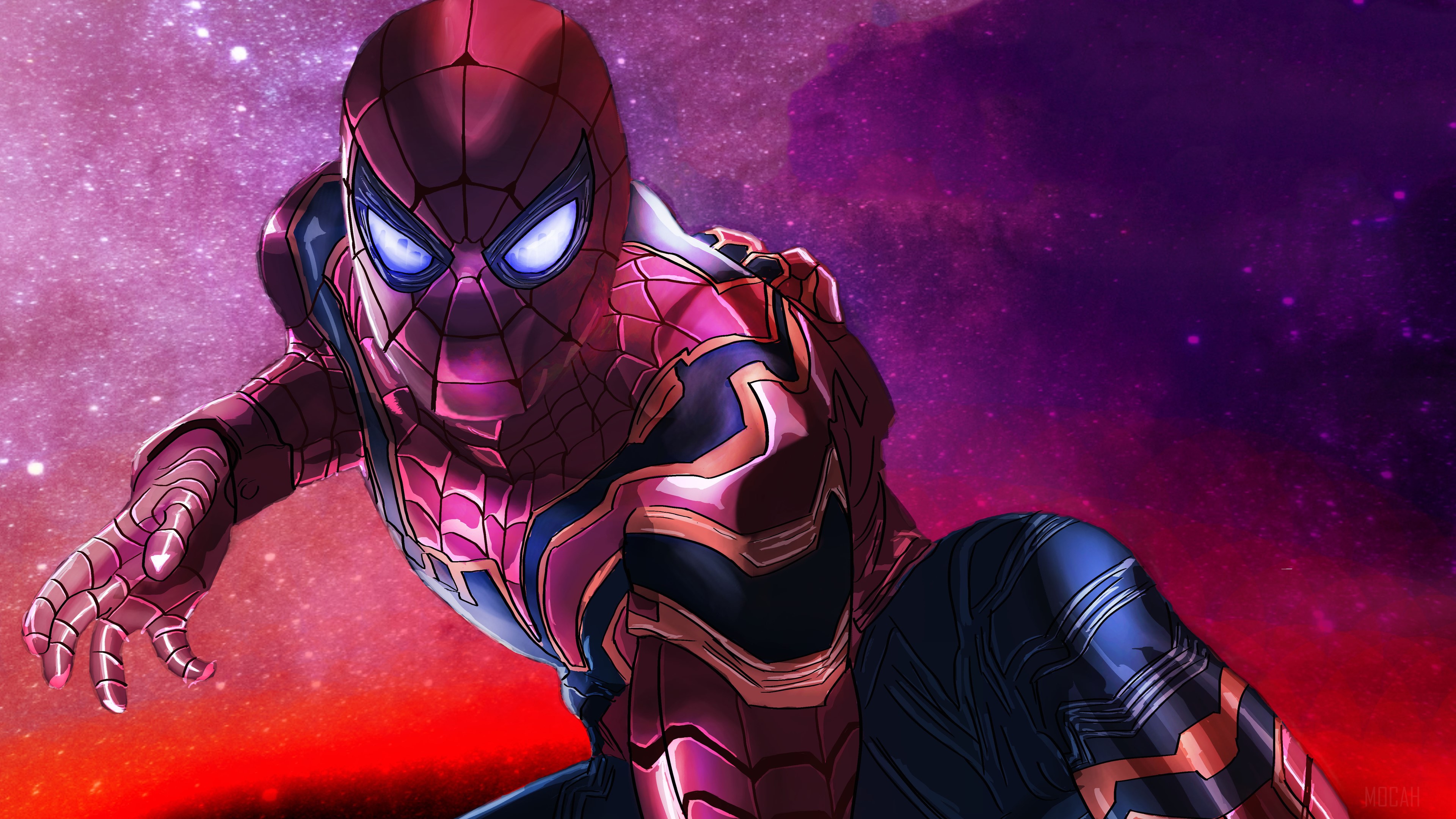 Spider-Man from Avengers Infinity War 4K HD Wallpaper