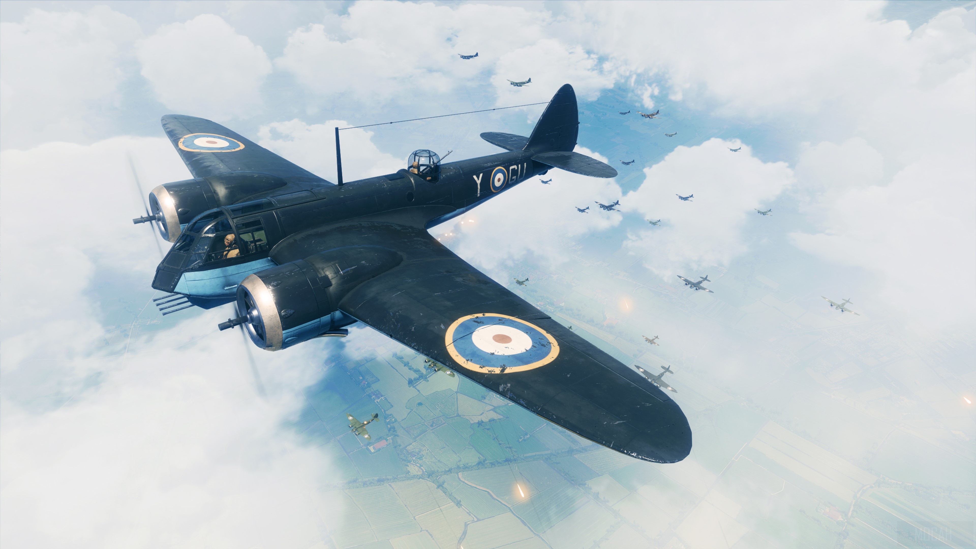 Battlefield V Plane Fight HD Wallpaper