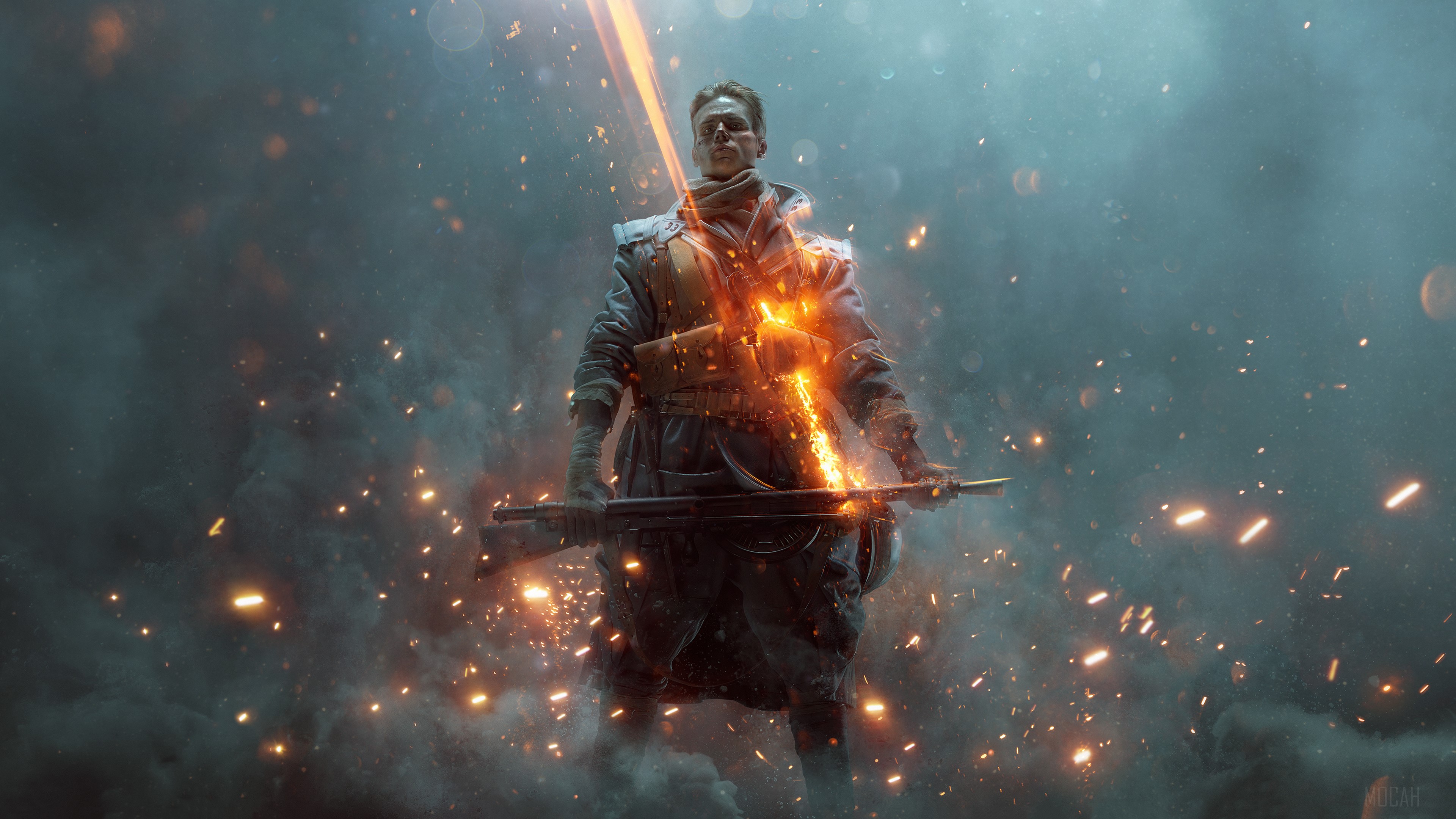 Soldier from Battlefield 1 They Shall Not Pass 4K HD Wallpaper