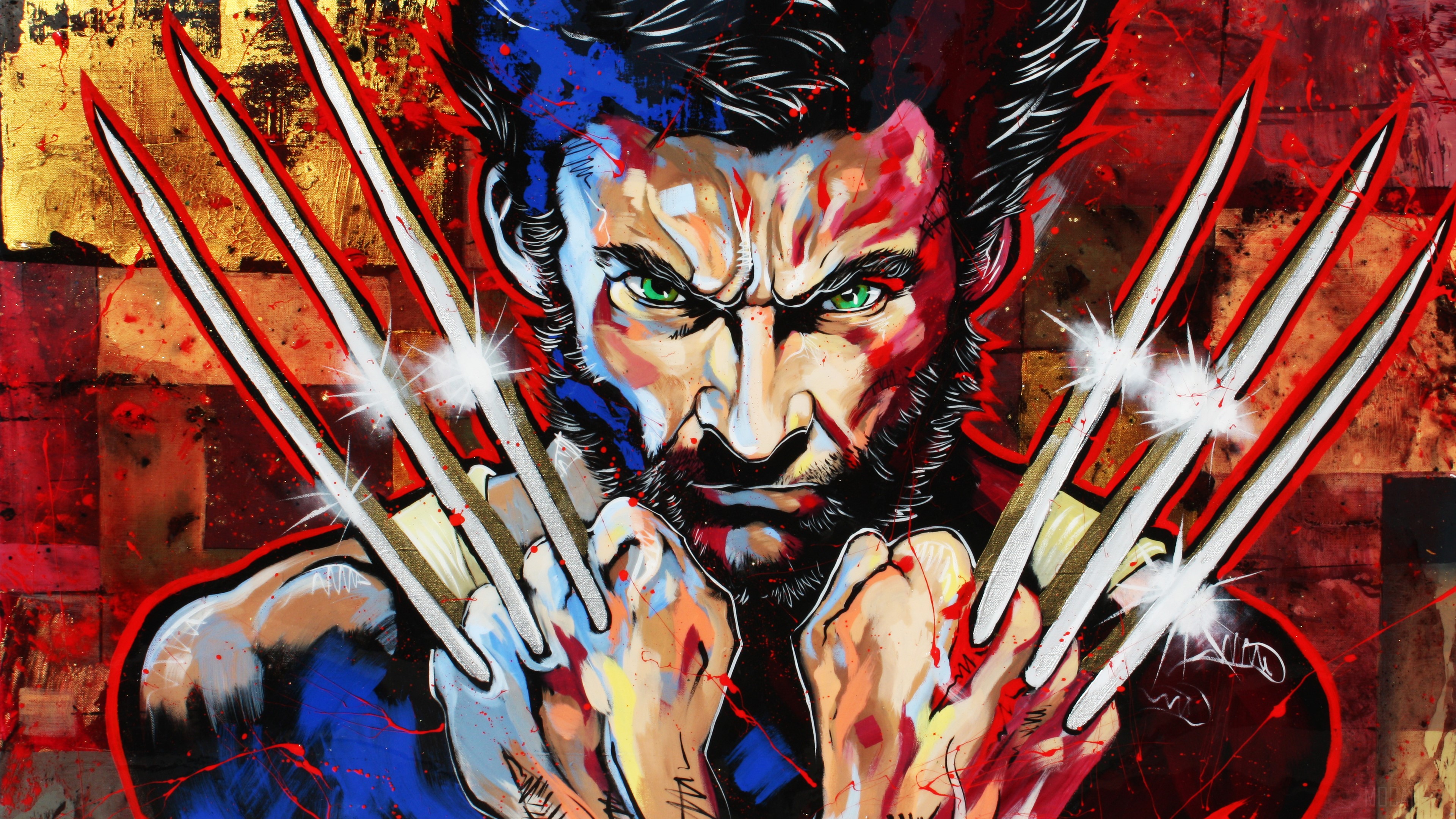 Wolverine from Marvel Comics 4K HD Wallpaper