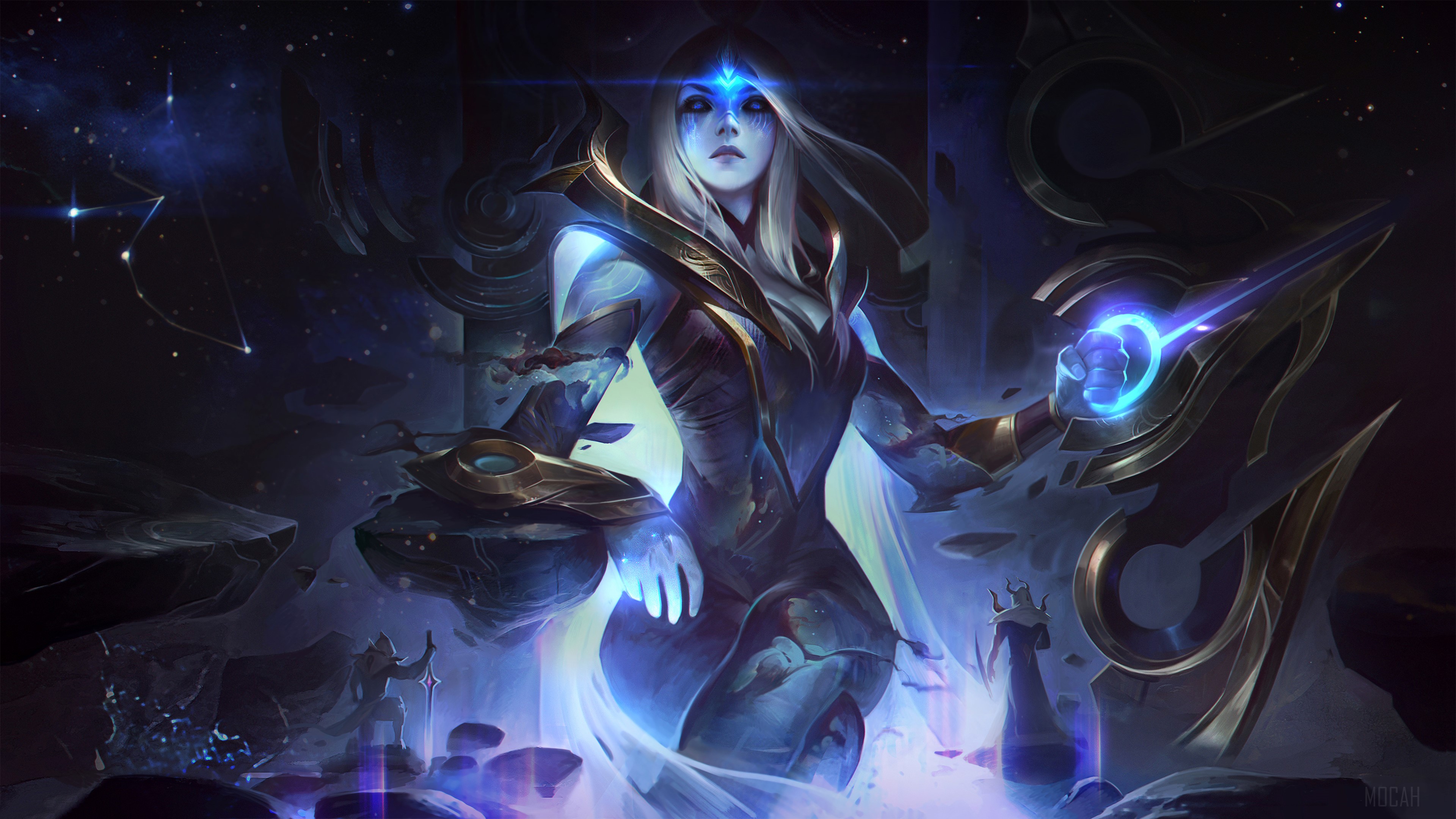 Astral Sorceress from League of Legends 4K HD Wallpaper