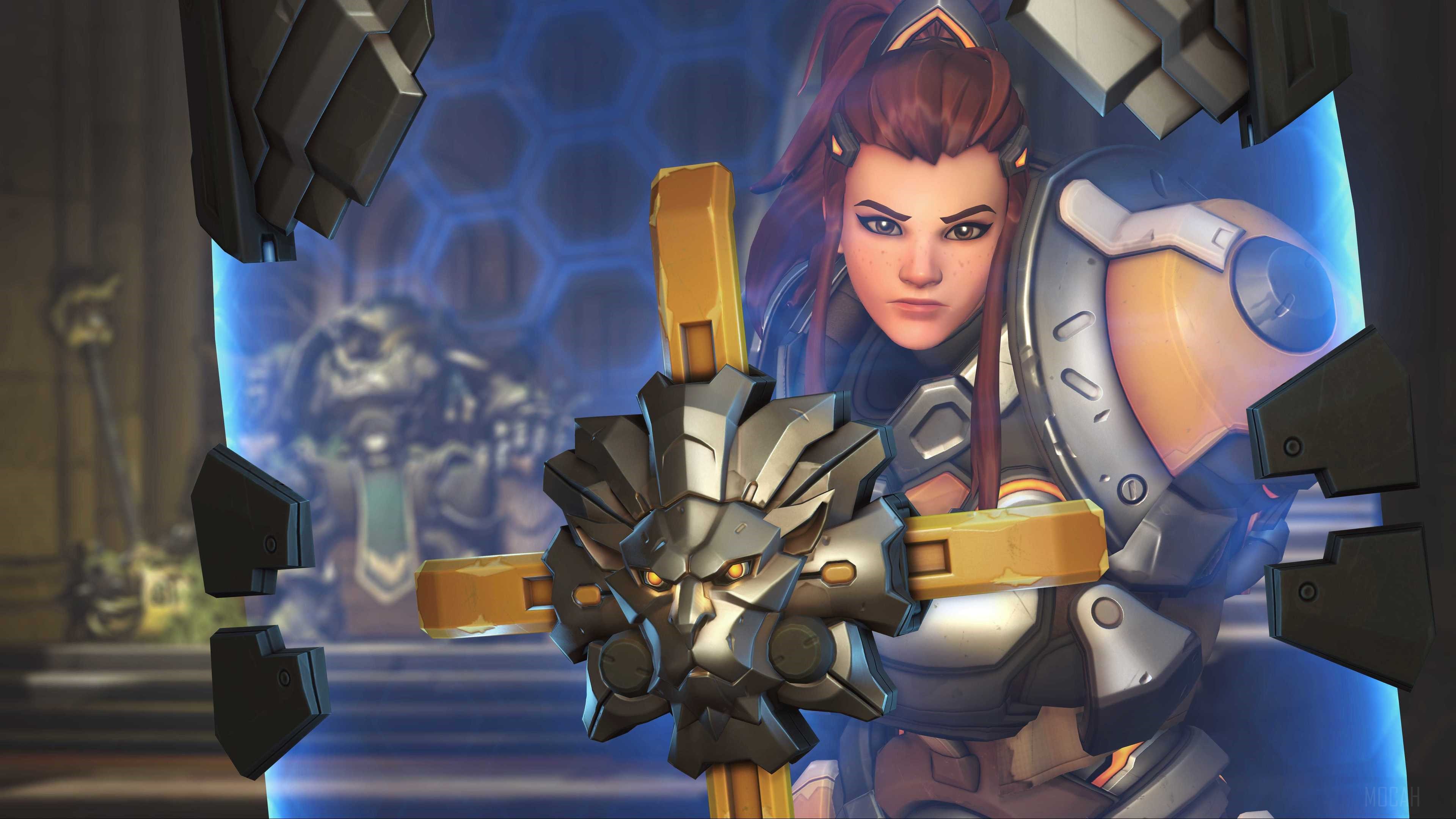 Brigitte from Overwatch 4K HD Wallpaper