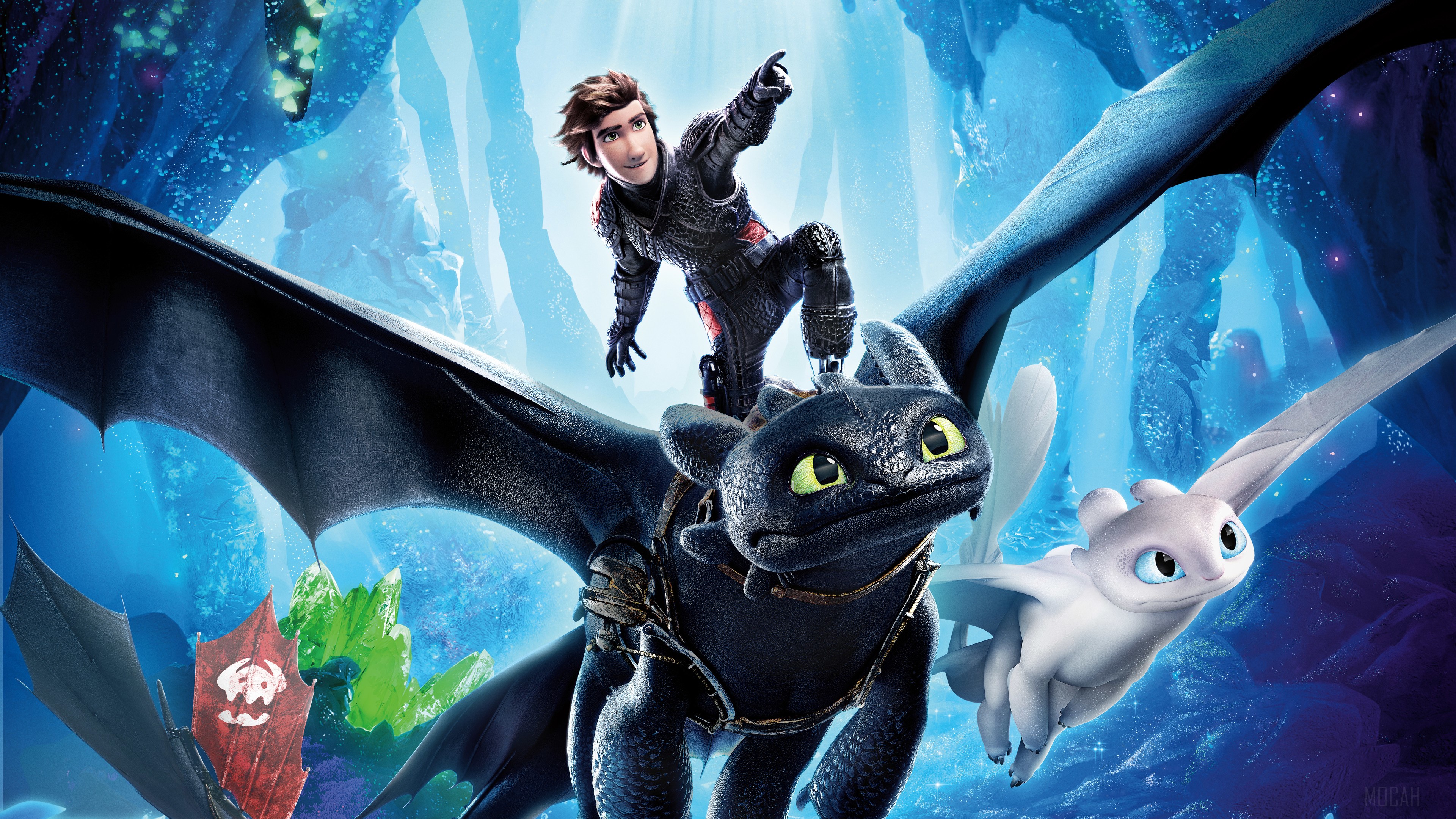 Hiccup and Toothless from How to Train Your Dragon The Hidden World 4K HD Wallpaper